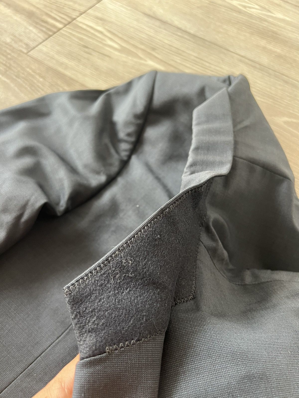 Burberry × Designer Vintage Burberrys England Finest Quality Wool/Viscose Blazer Size 46R - 18 Thumbnail
