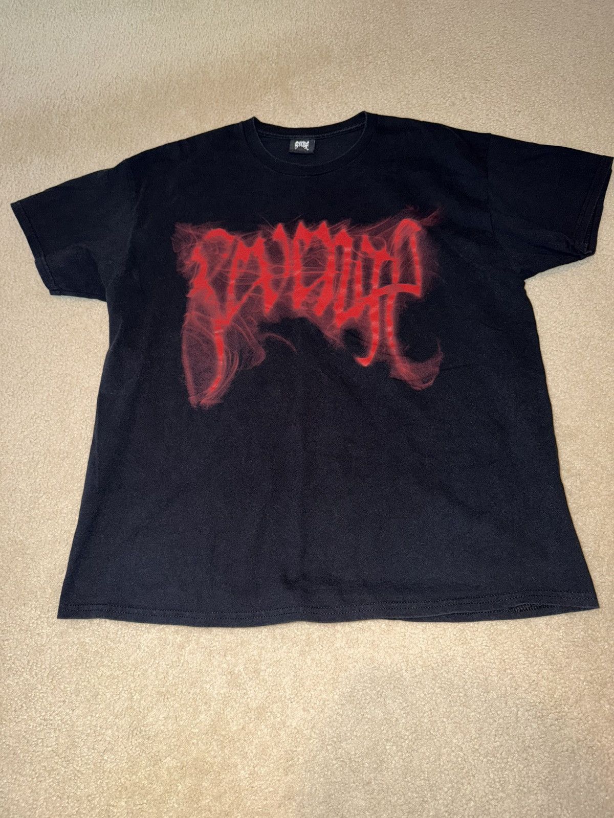 Revenge Revenge red smoke tee Size US XL / EU 56 / 4 - 1 Thumbnail
