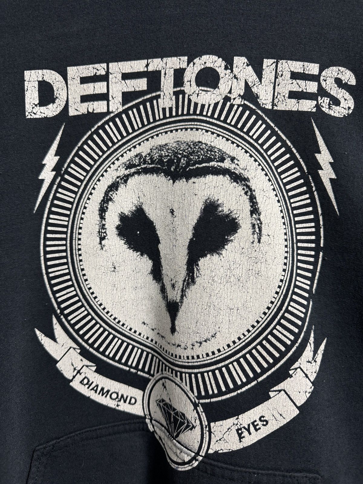 Vintage Vintage Deftones Hoodie Diamond Eyes Tour 2010 Size US L / EU 52-54 / 3 - 5 Thumbnail