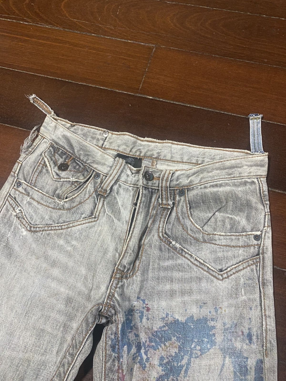 semanticdesign Semantic Design Clawmark art design Thrashed Denim Jeans Size US 34 / EU 50 - 7 Thumbnail