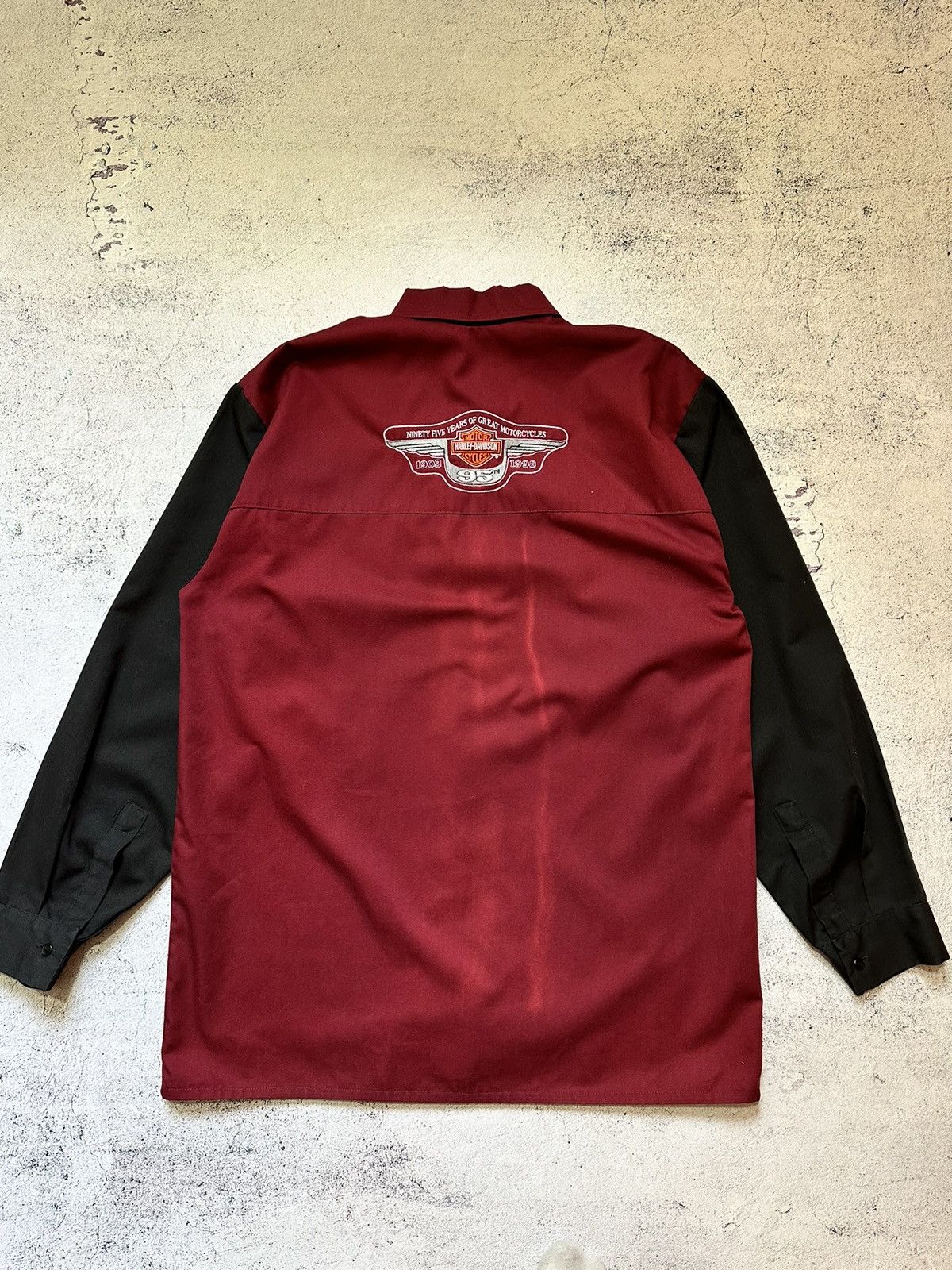 Harley Davidson × Vintage Harley Davidson Vintage Button Shirt long sleeve Size US M / EU 48-50 / 2 - 1 Thumbnail