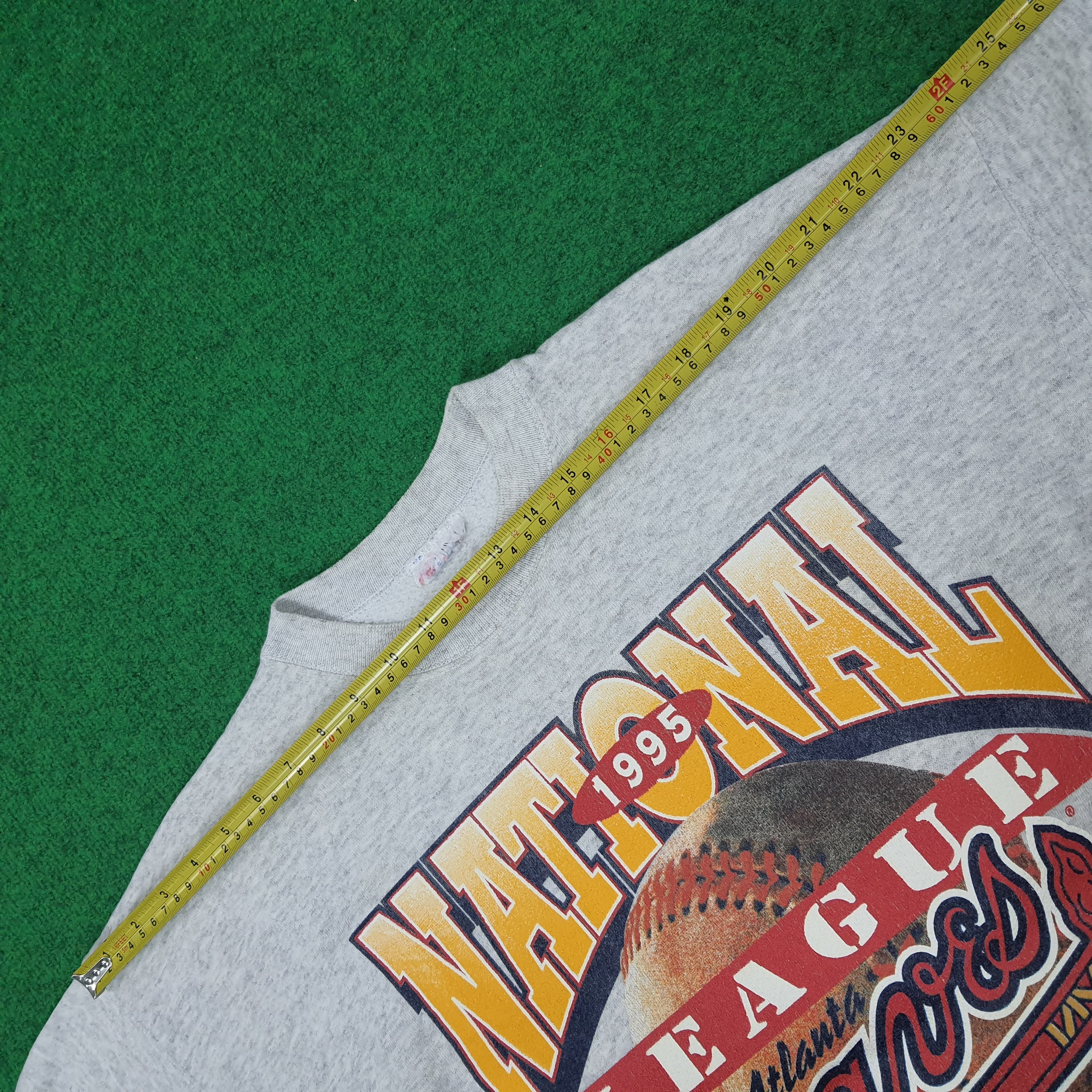 MLB Vintage MLB Atlanta Braves Baseball Team Sweatshirt C251N13 Size US L / EU 52-54 / 3 - 7 Thumbnail