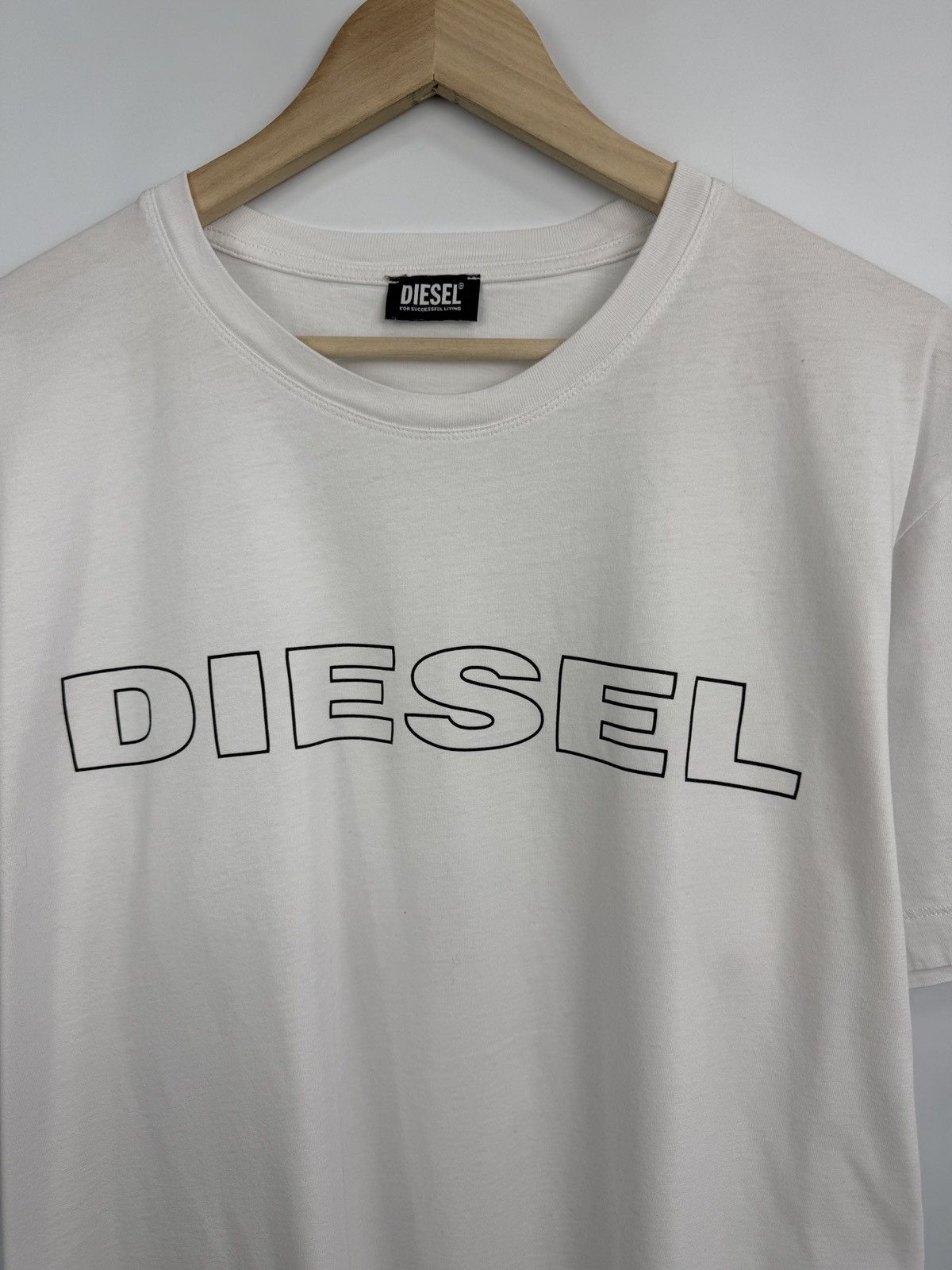Diesel 🇺🇸 Diesel Classic T-Shirt For Successful Living Y2K Rare Size US XXL / EU 58 / 5 - 7 Thumbnail