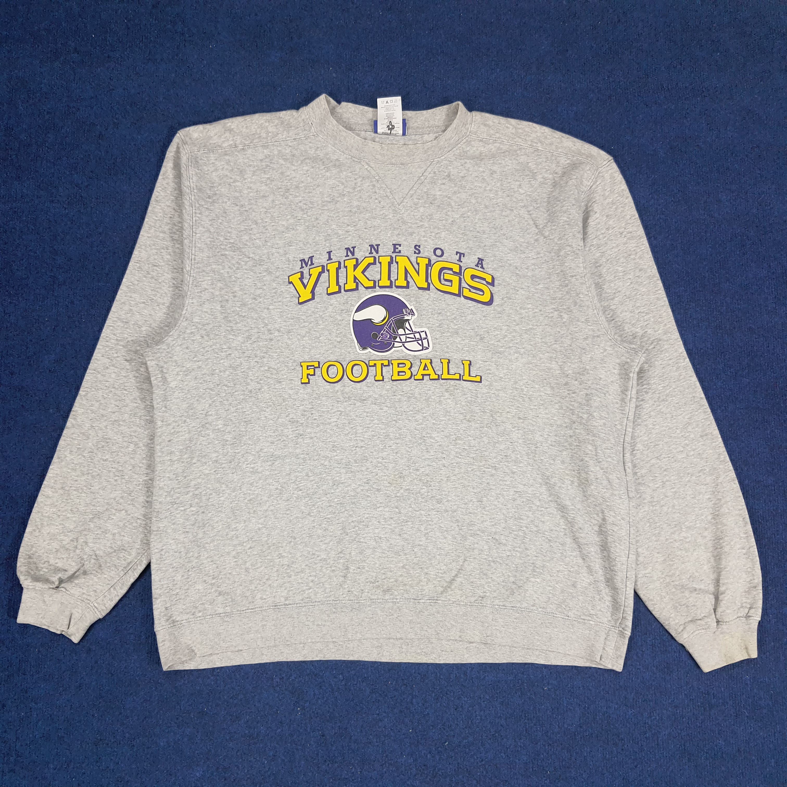 NFL × Vintage Vintage NFL Minnesota Vikings Football Team Sweatshirts Size US XL / EU 56 / 4 - 1 Thumbnail