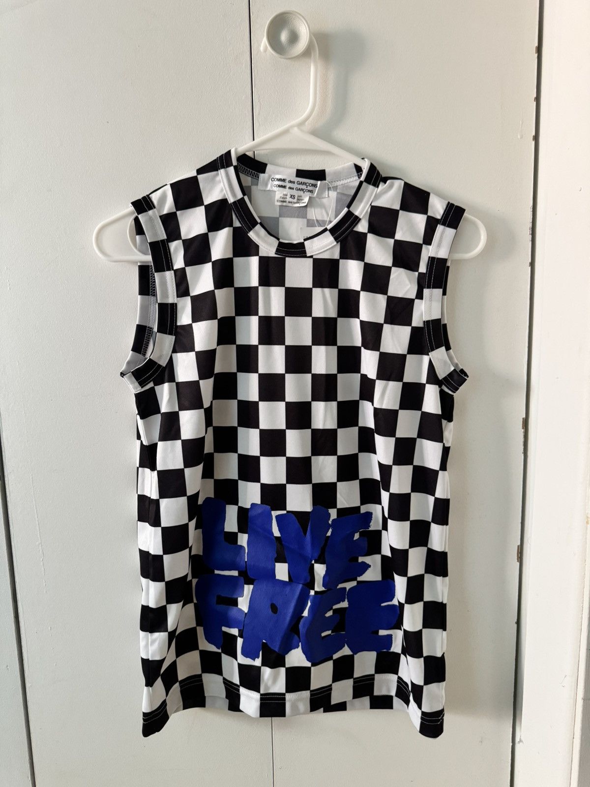 Comme des Garcons Comme des Garçons CDG Live Free Tank Top Size XS / US 0-2 / IT 36-38 - 1 Thumbnail