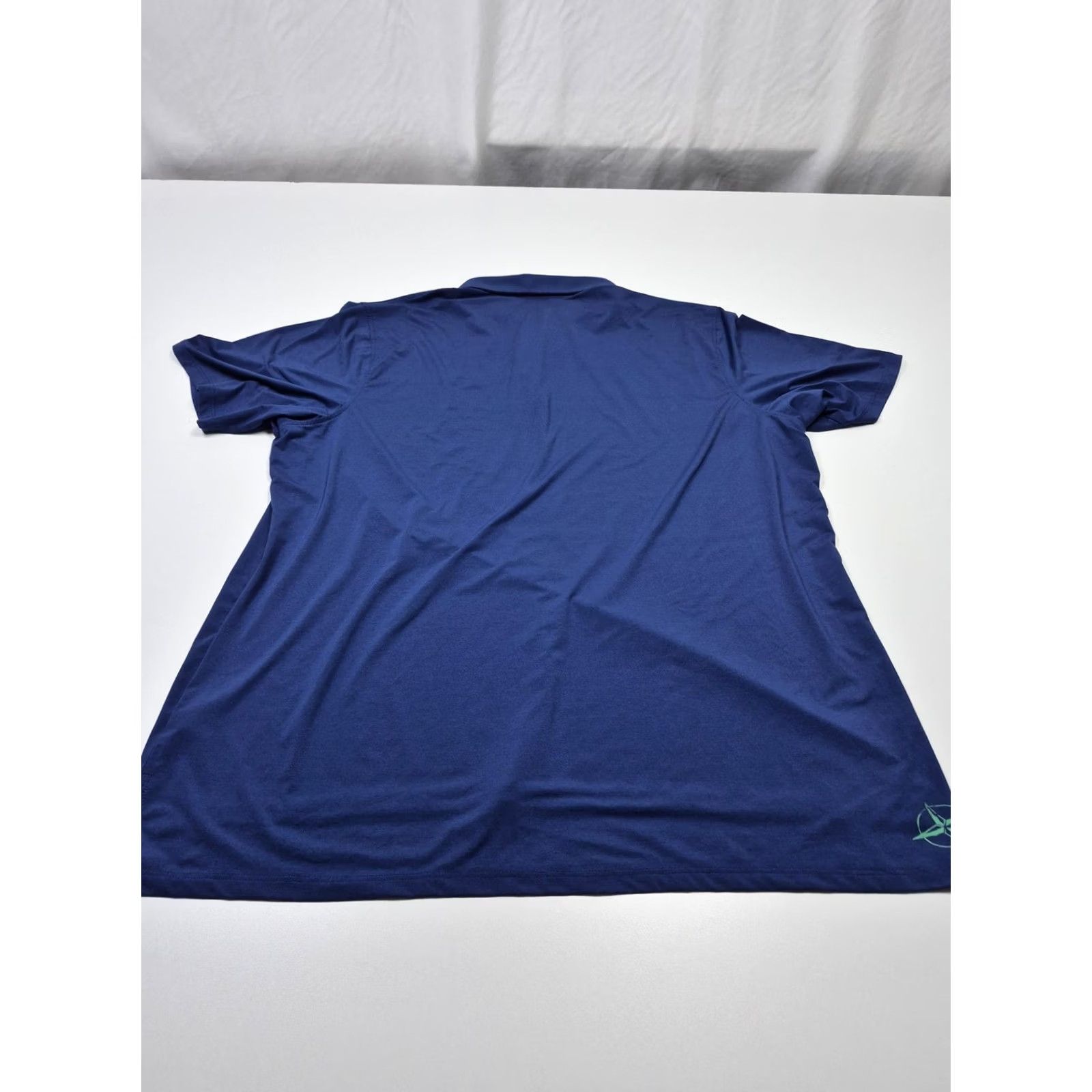 Vintage Draddy Sport Polo Shirt Mens XL Blue Golf Stretch Short Sleeve Piping Rock Club Embroidered Logo USA Size US XL / EU 56 / 4 - 6 Thumbnail