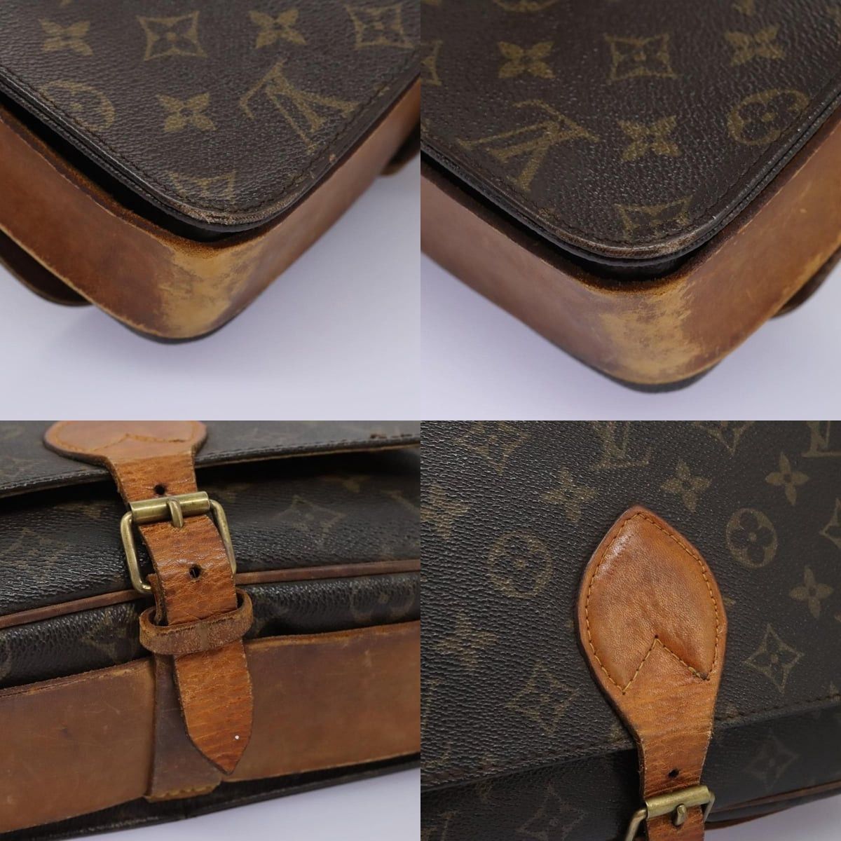 Louis Vuitton LOUIS VUITTON Monogram Cartouchiere GM Shoulder Bag M51252 Size ONE SIZE - 12 Thumbnail