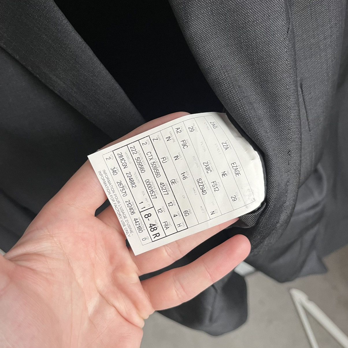 Z Zegna Z Zegna Gray Blazer 48R Size 48R - 6 Thumbnail