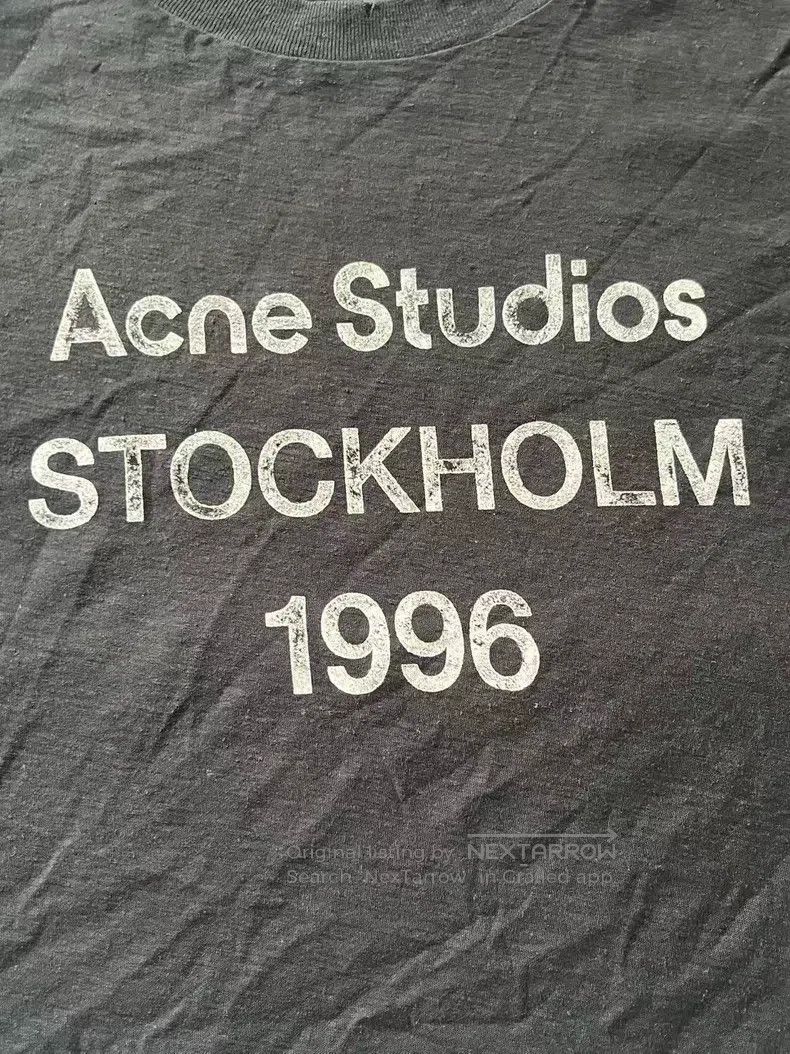 Acne Studios Acne Studios 1996 Series Letter Print Crewneck Short Sleev Size US S / EU 44-46 / 1 - 3 Thumbnail