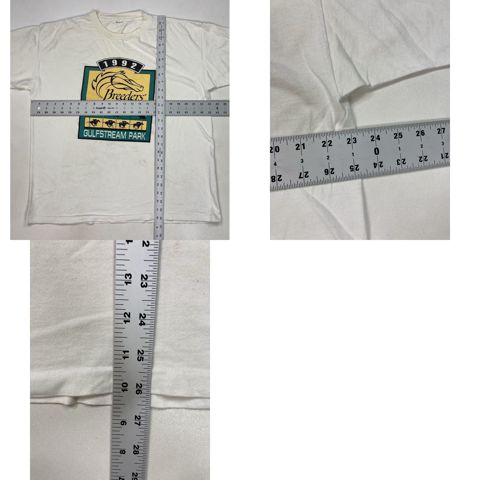 Vintage VINTAGE Breeders Cup Gulfstream Park 1992 Graphic T-shirt Men XL White USA 90s Size US XL / EU 56 / 4 - 9 Thumbnail