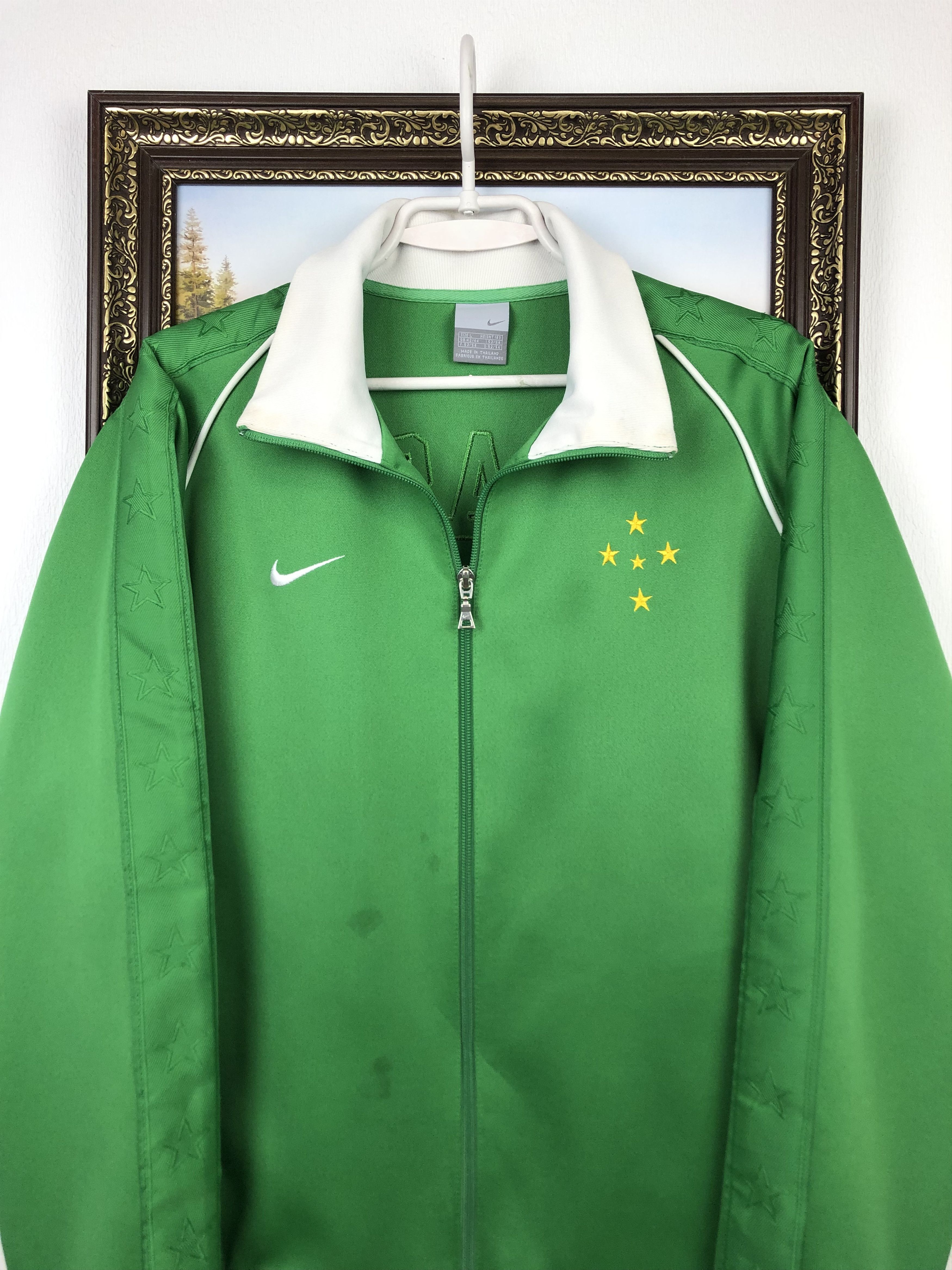Nike × Vintage Vintage Brazil Football Jacket Soccer National Team Track Size US L / EU 52-54 / 3 - 2 Thumbnail