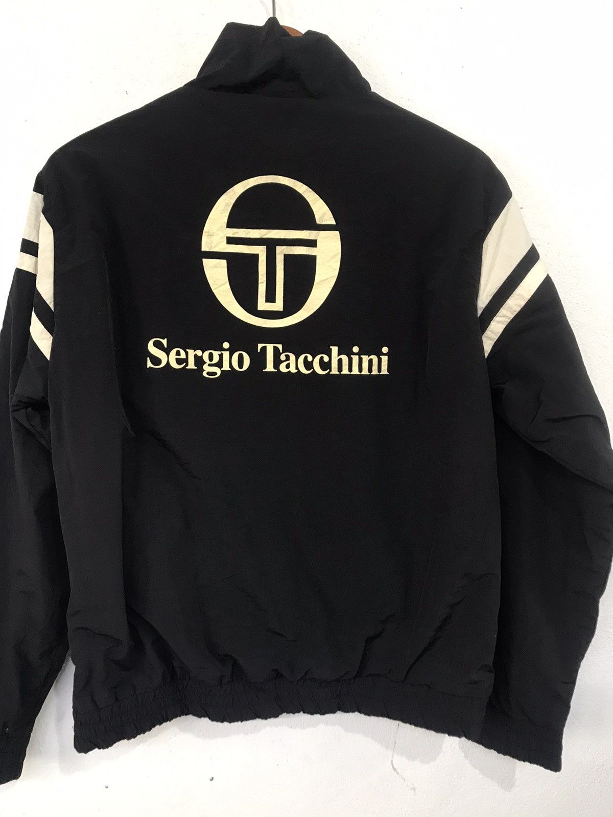 Japanese Brand × Sergio Tacchini × Vintage Rare sergio Tacchini nylon jacket Size US M / EU 48-50 / 2 - 2 Thumbnail