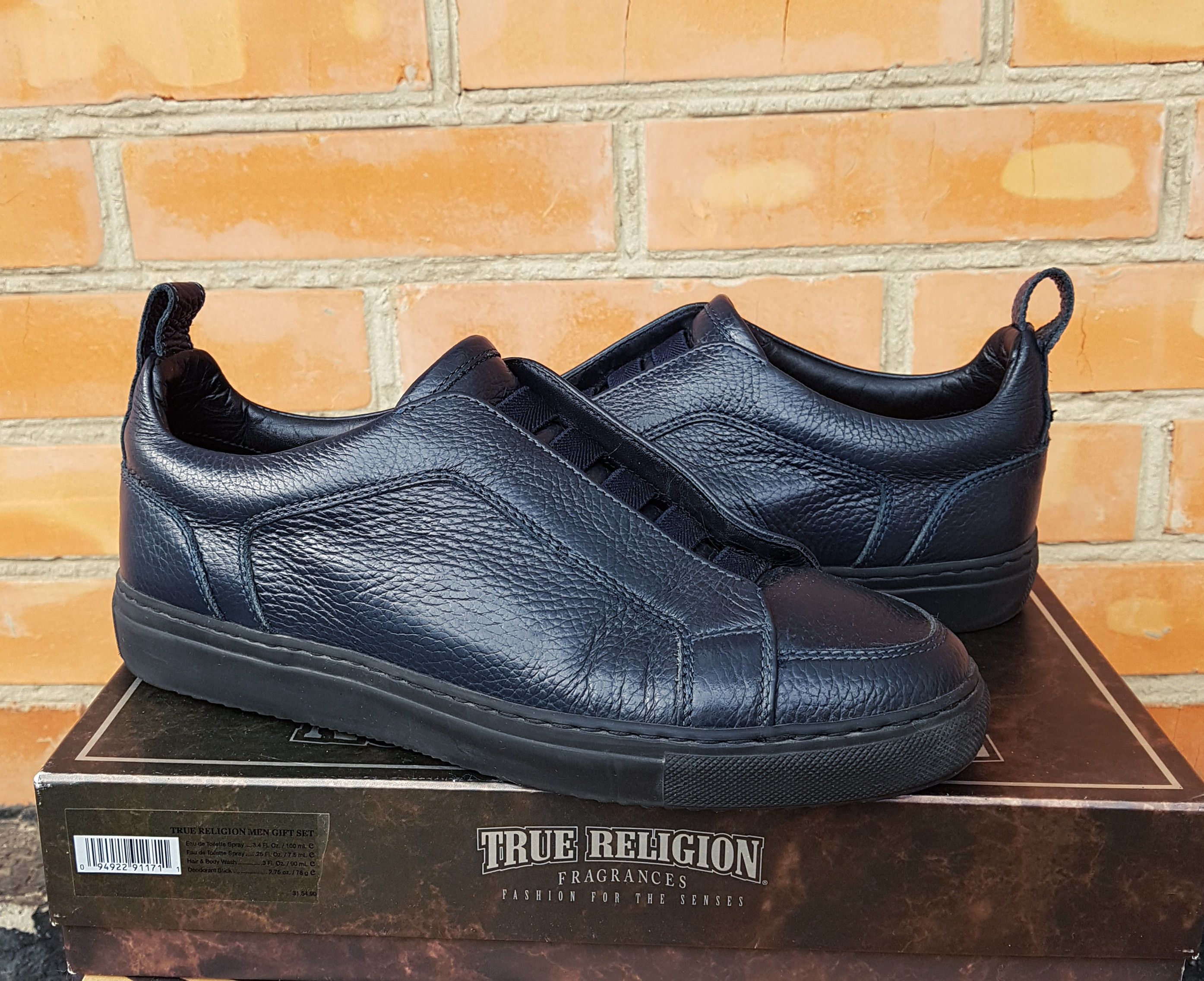 Doucal's Doucal's Leather Roger Blue Sneakers Slip-on sz 40 Size US 7.5 / EU 40-41 - 4 Thumbnail