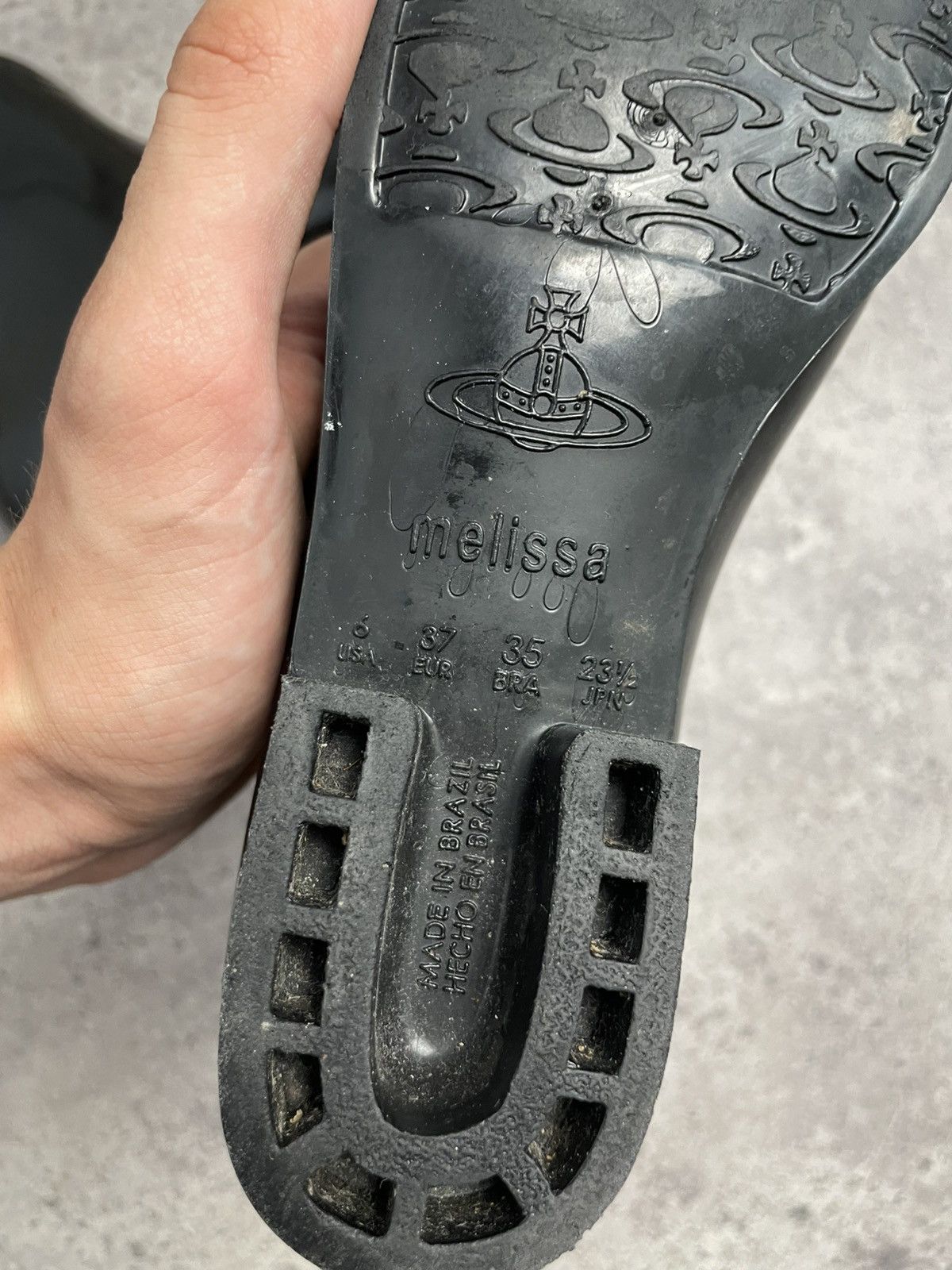 Melissa × Vivienne Westwood Vivienne Westwood Melissa Rubber Boots Size US 7 / IT 37 - 7 Thumbnail