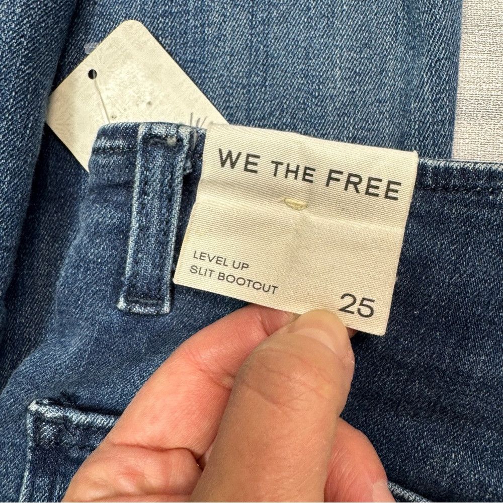 Free People NWT New Free People We The Free Level Up Slit Slim Flare Ni Size 25" / US 0 / IT 36 - 8 Thumbnail
