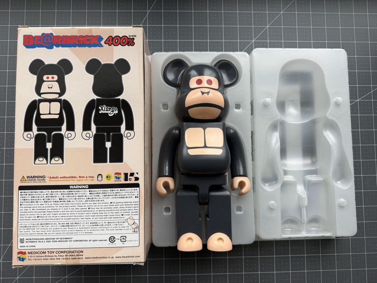 Medicom Toy Medicom 400% bearbrick xlarge little friend black Size ONE SIZE - 1 Thumbnail