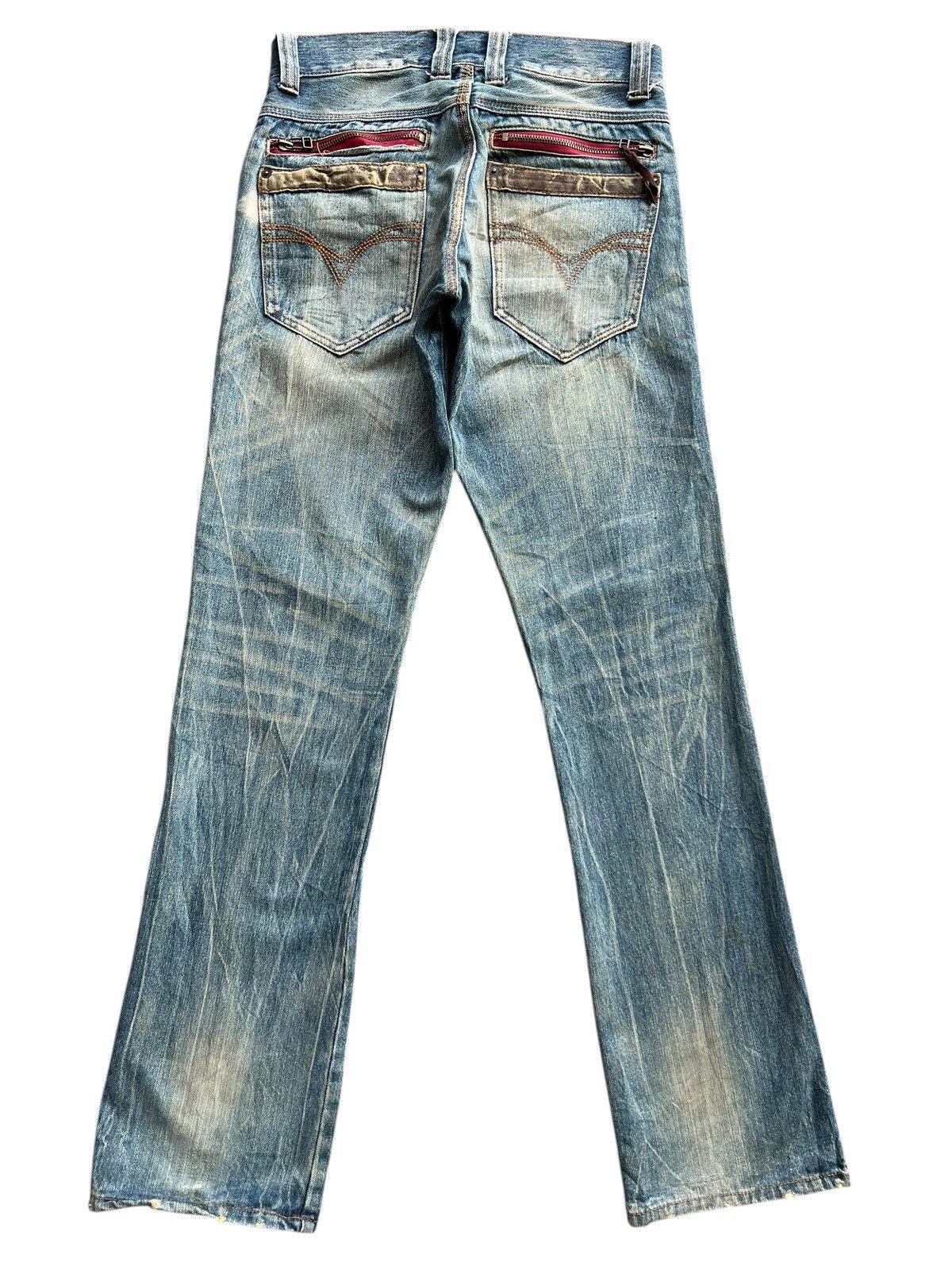 Vintage Y2K Exit Distressed Lowrise Denim Jeans 31x34 Size 31" - 3 Thumbnail