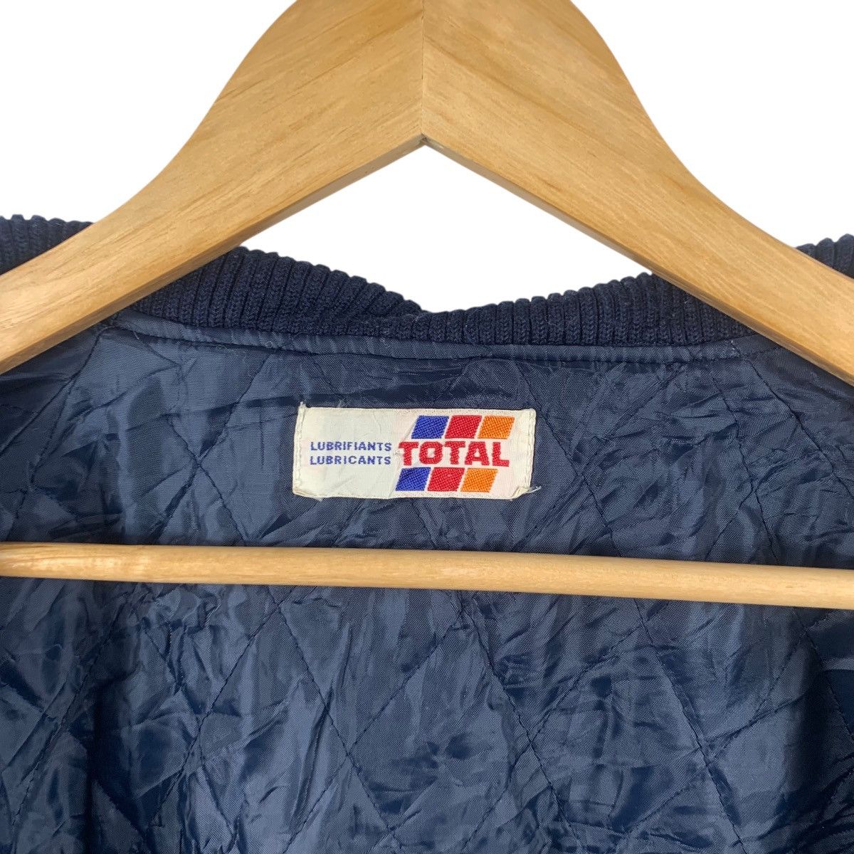 Vintage Vintage 80’ TOTAL LUBRICANTS MOTOR Oil Racing Bomber Jacket Size US XL / EU 56 / 4 - 8 Thumbnail