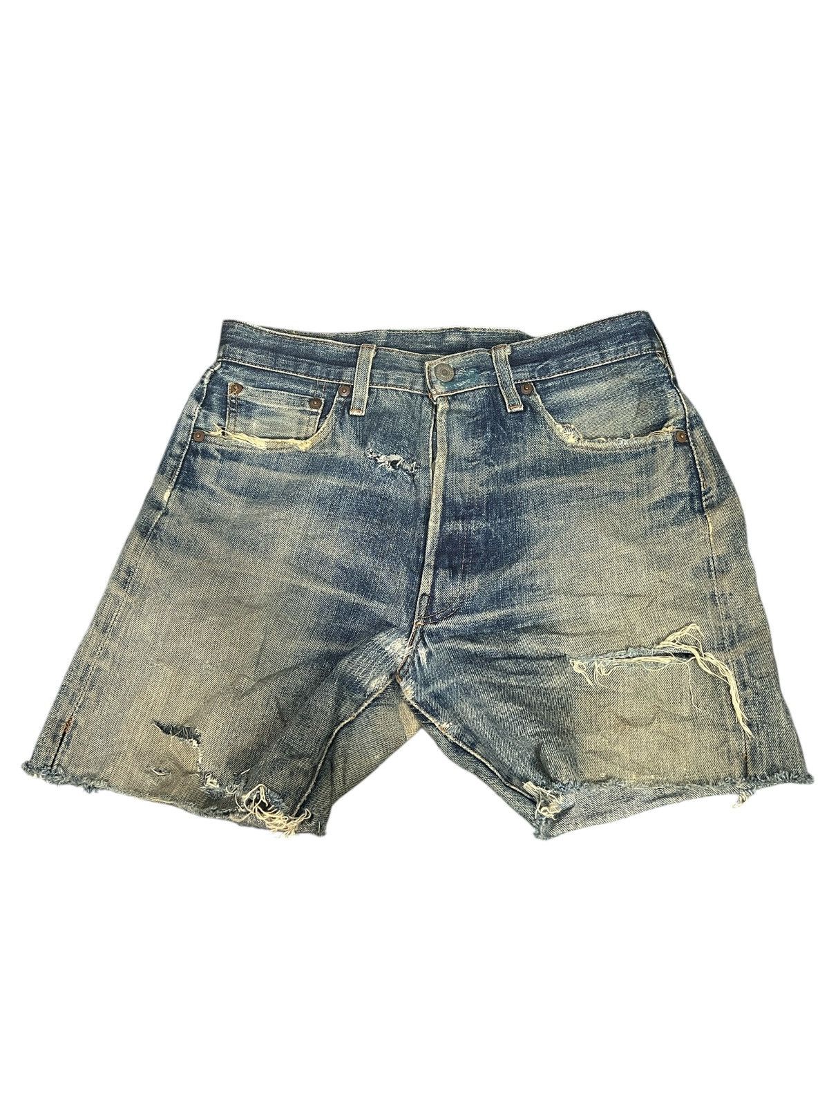 Vintage Big E 90s Distressed Jeans Repro Japan