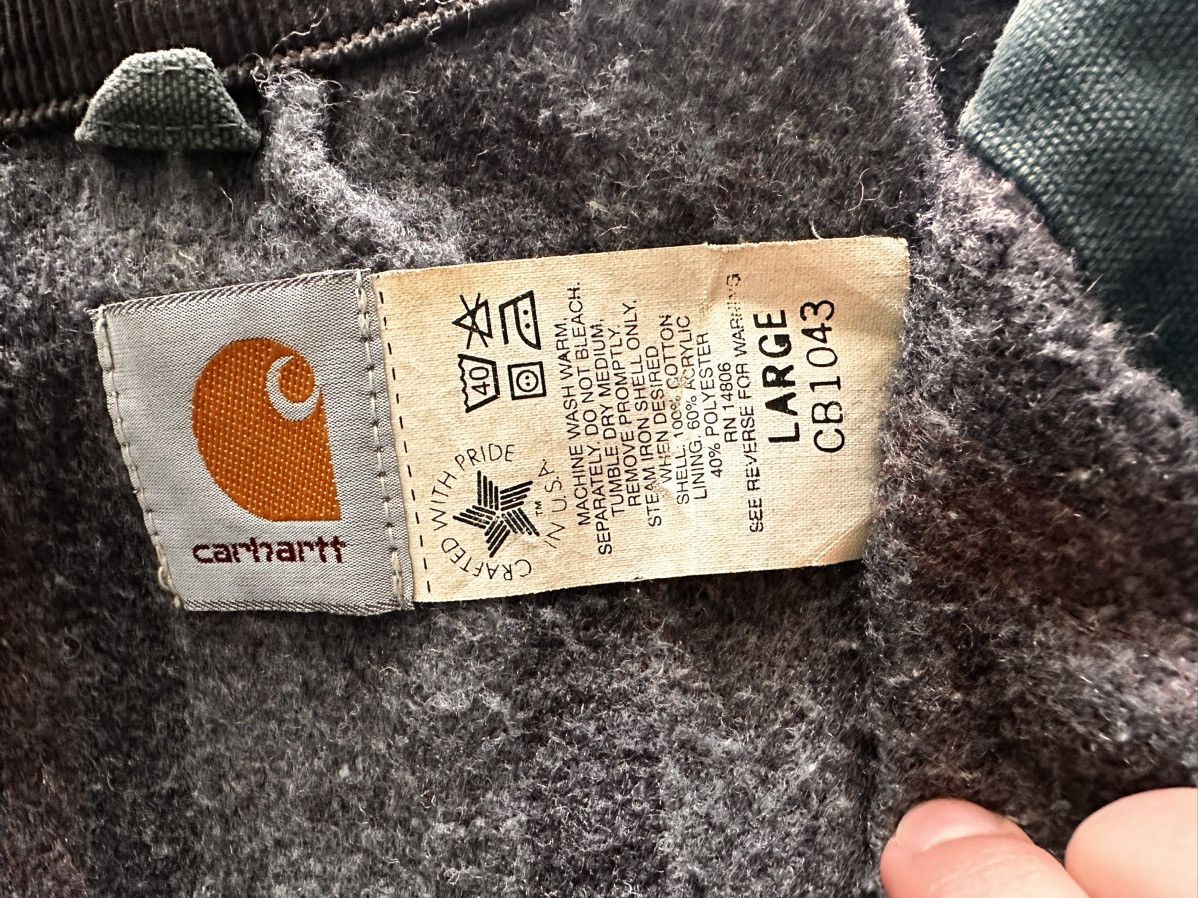 Carhartt VTG Hunter Green Chore Coat Size US L / EU 52-54 / 3 - 5 Thumbnail