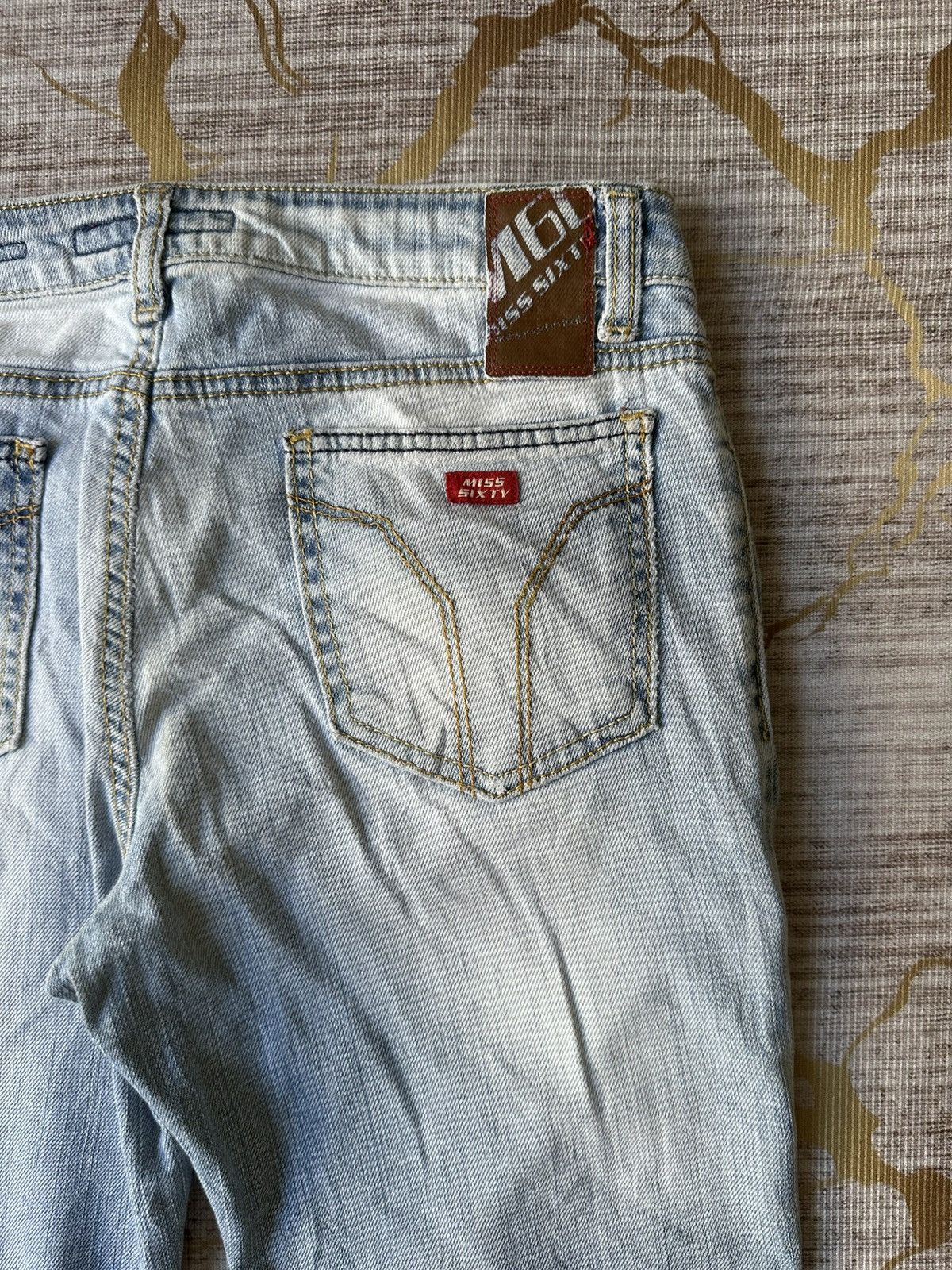 Miss Sixty FLARE Miss Sixty Faded Blue Jeans Size 28" / US 6 / IT 42 - 16 Thumbnail