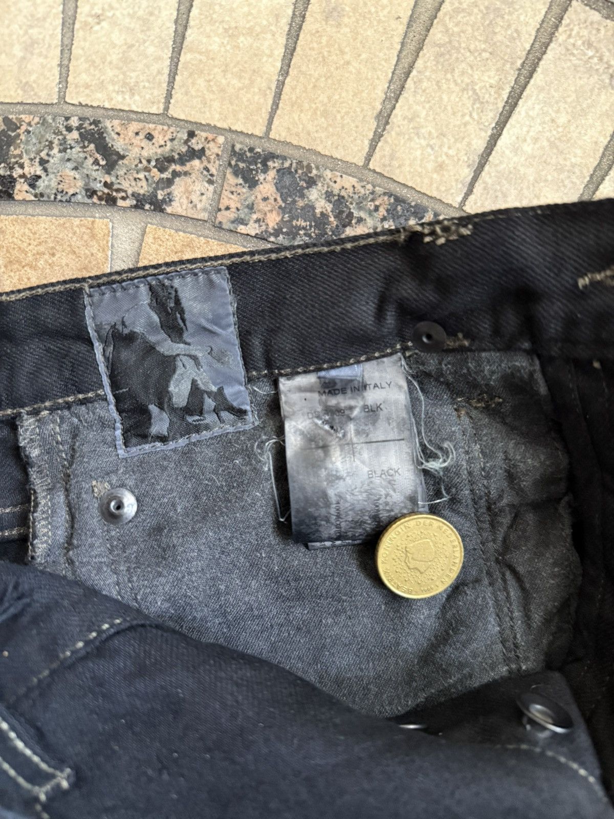 Rick Owens Drkshdw SS09 ‘Strutter’ Banana Cut Denim /BLK Size US 30 / EU 46 - 7 Thumbnail