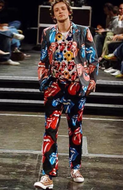 Comme des Garcons Homme Plus COMME des GARÇONS HOMME PLUS 06SS Rolling Stones Suit Set Size 42L - 1 Thumbnail
