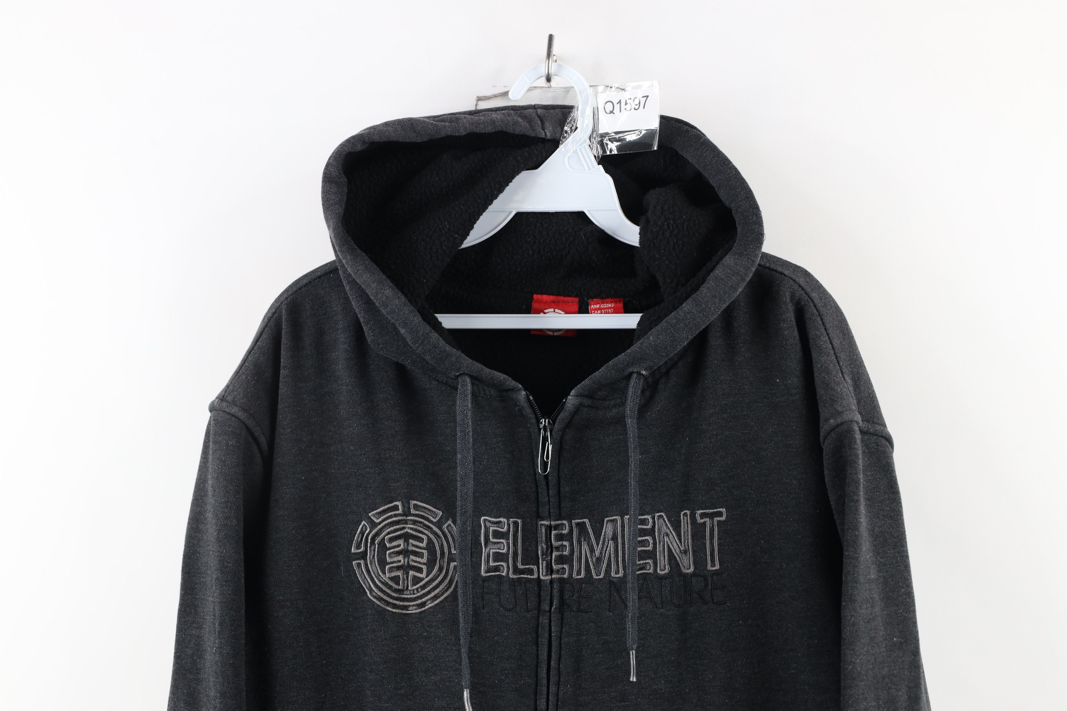 Element Vintage 90s Element Skateboards Bam Margera Lined Hoodie Size US XL / EU 56 / 4 - 2 Thumbnail