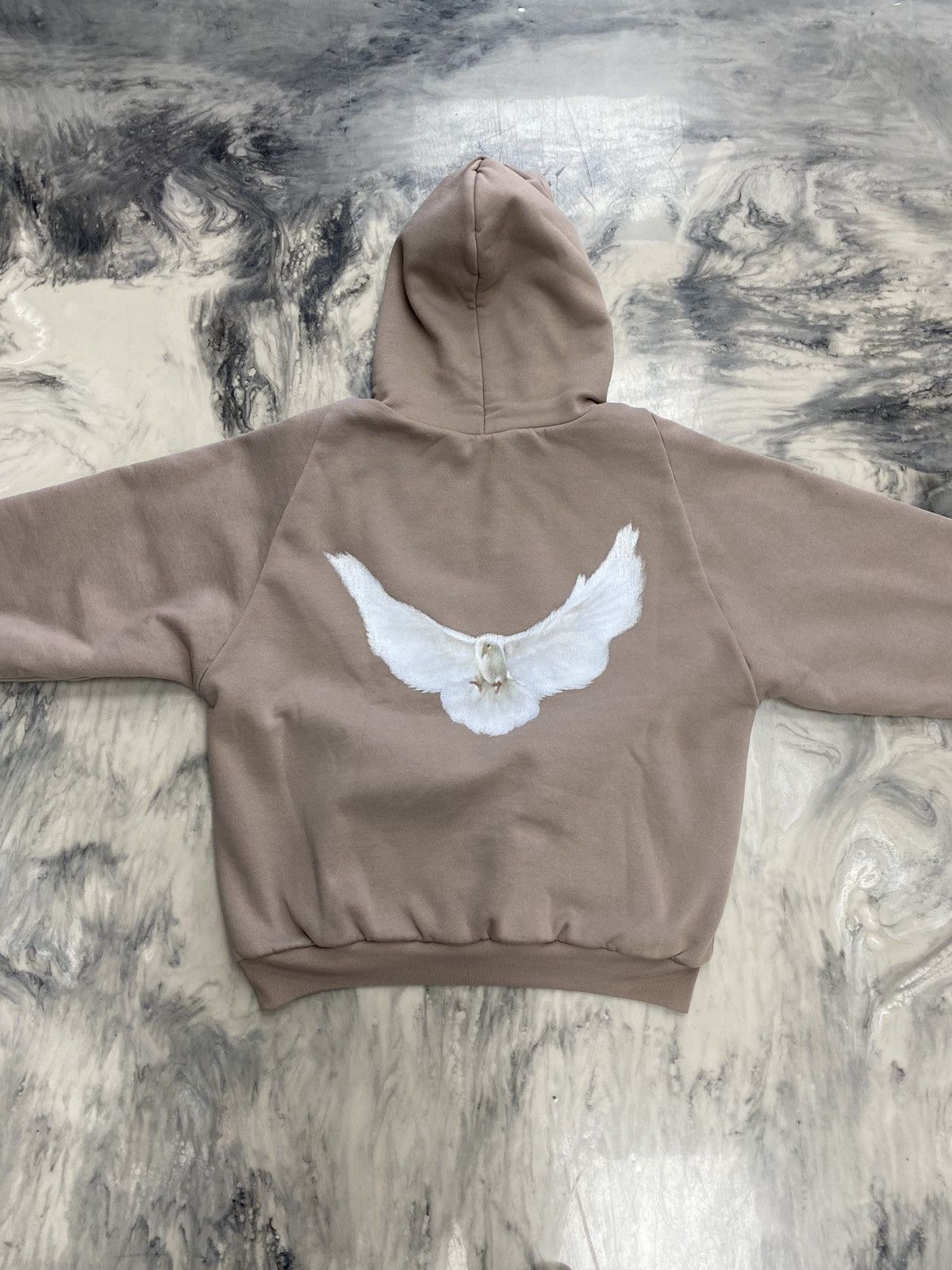 Balenciaga Gap Yeezy Season Yeezy Gap Balenciaga dove hoodie beige small authentic Grailed