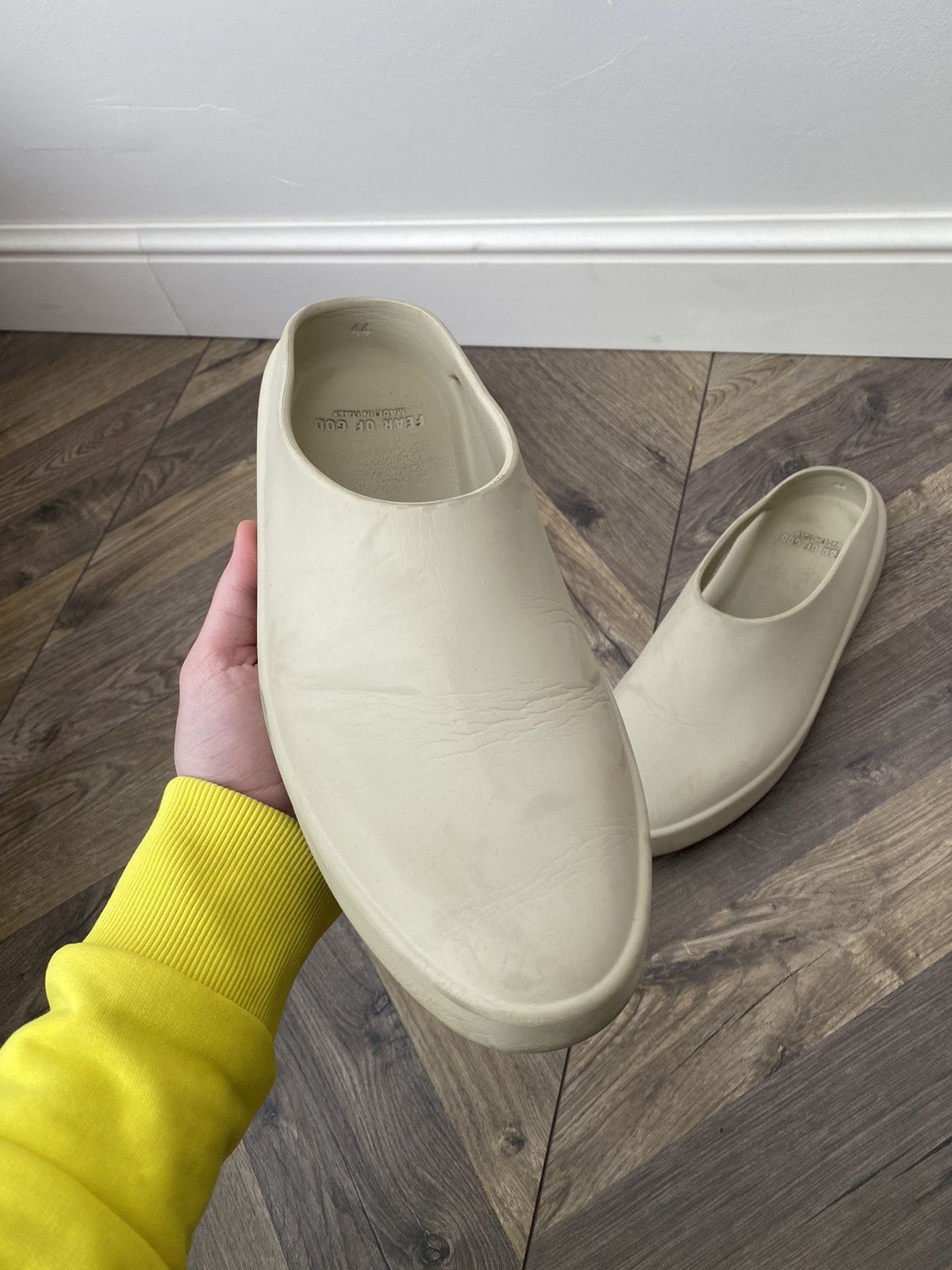 Designer × Fear of God × Vintage FEAR OF GOD THE CALIFORNIA 2.0 SNEAKER MULE BEIGE Size US 10 / EU 43 - 5 Thumbnail