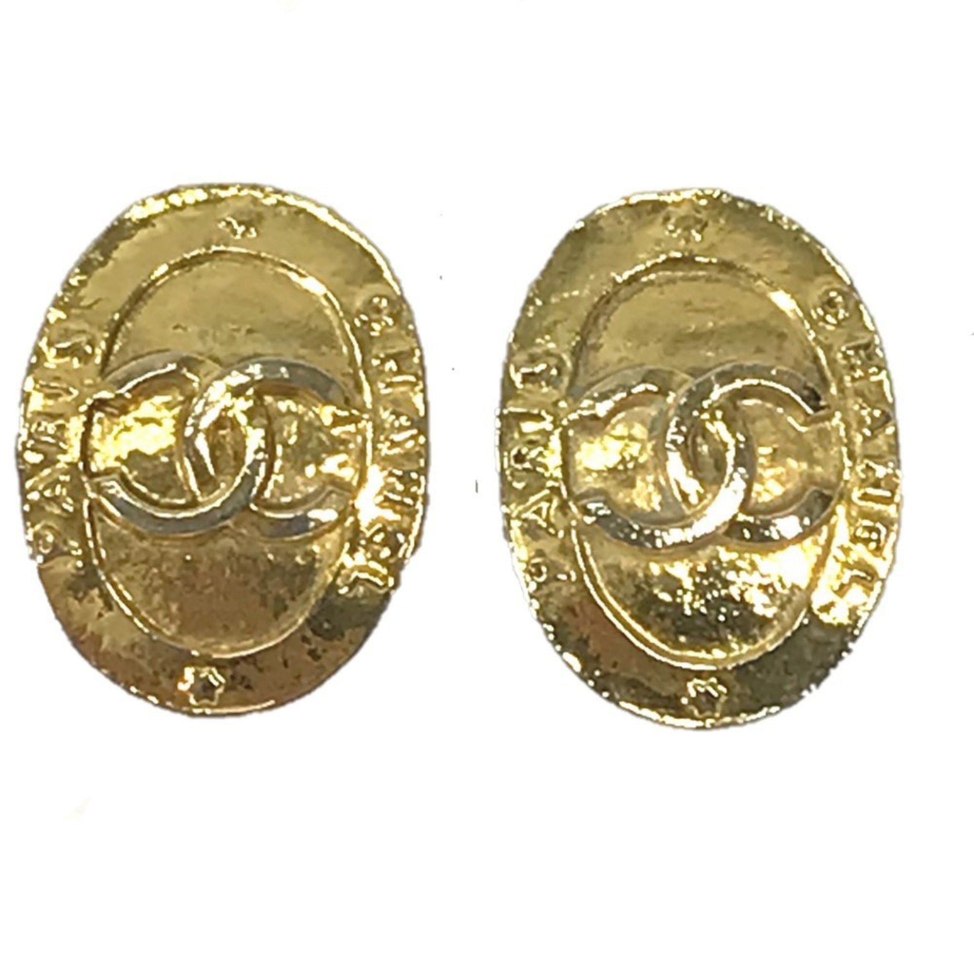 Chanel Chanel vintage Accessories Earrings Gold Size ONE SIZE - 1 Thumbnail