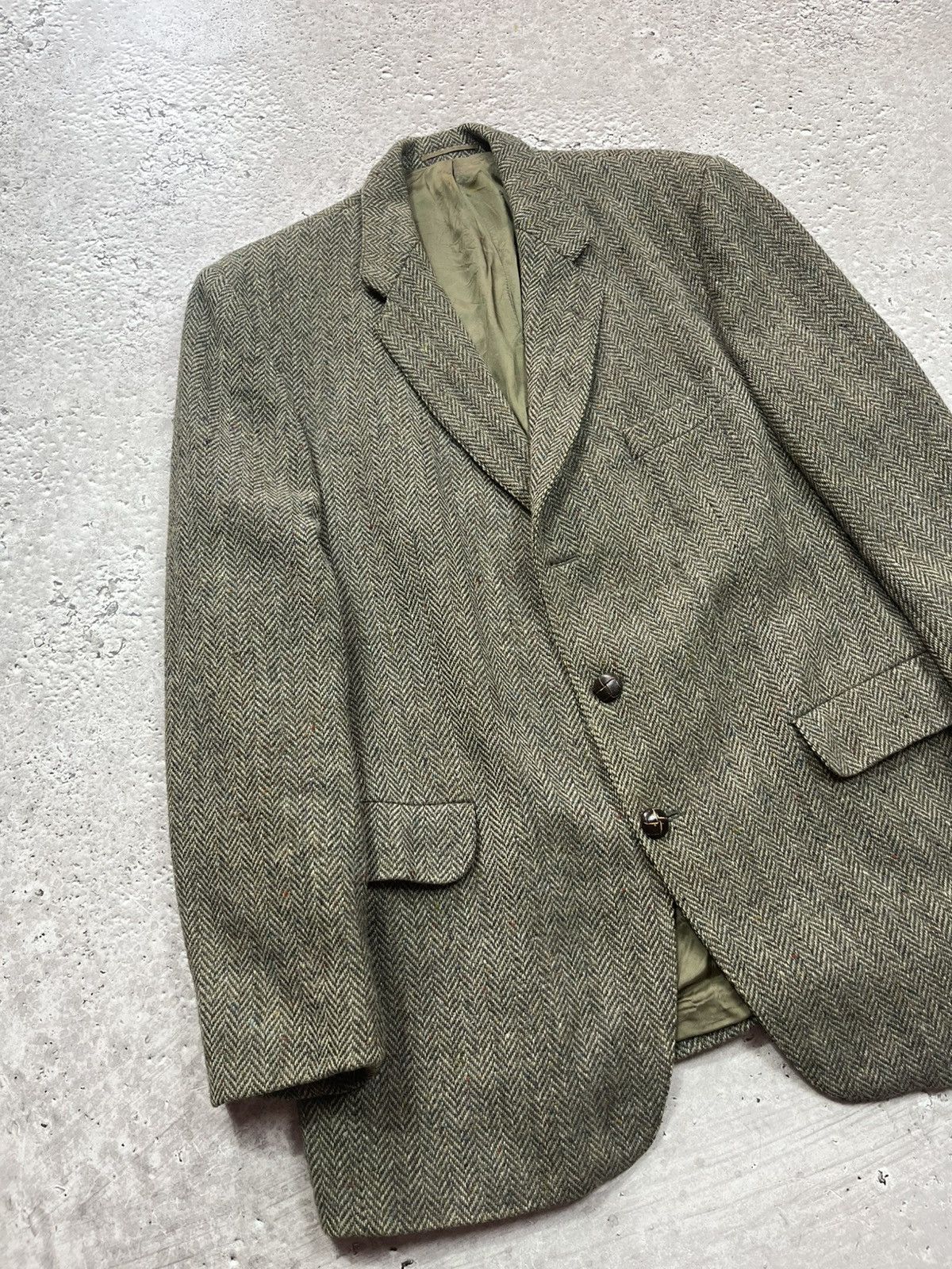 Magee × Vintage Vintage Magee Donegal Tweed Blazer Pure Wool Ireland Size 42R - 3 Thumbnail