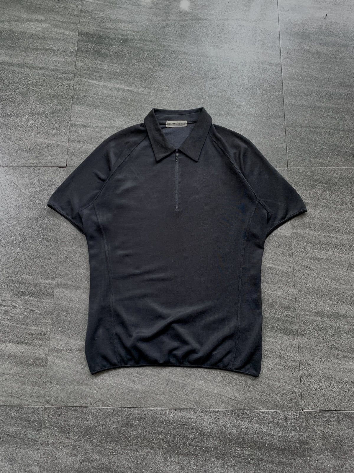 Issey Miyake FREE TAX! Spandex Polo Shirt Size US S / EU 44-46 / 1 - 2 Thumbnail