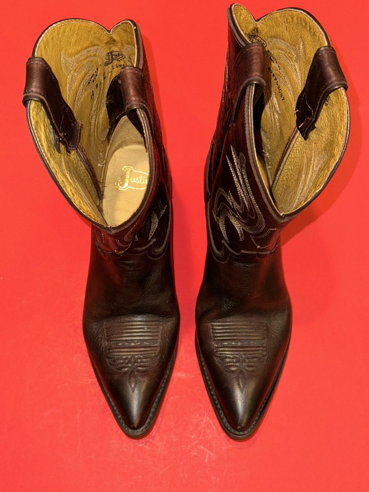 Justin Boots Justin Roper Bay Apache Women10B L4957 Classic Western Boots Size US 10 / IT 40 - 1 Thumbnail