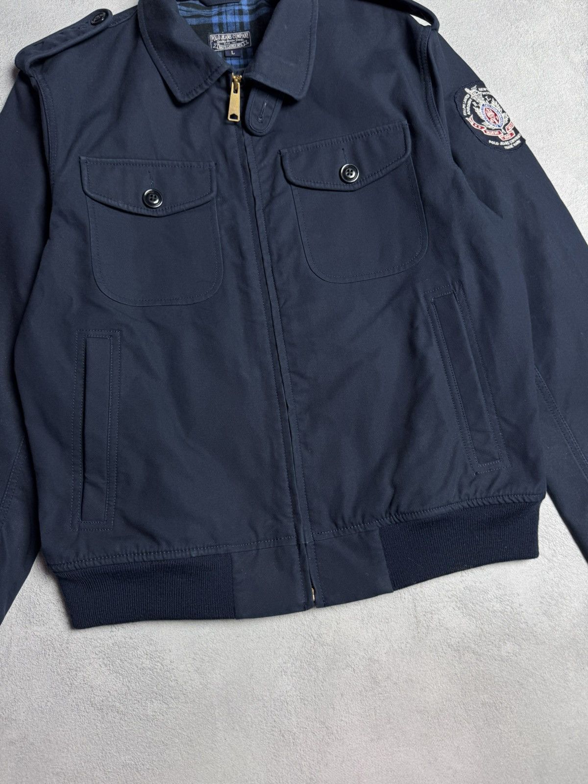 Polo Ralph Lauren Polo Jeans Company Cotton Bomber Jacket Size US L / EU 52-54 / 3 - 4 Thumbnail