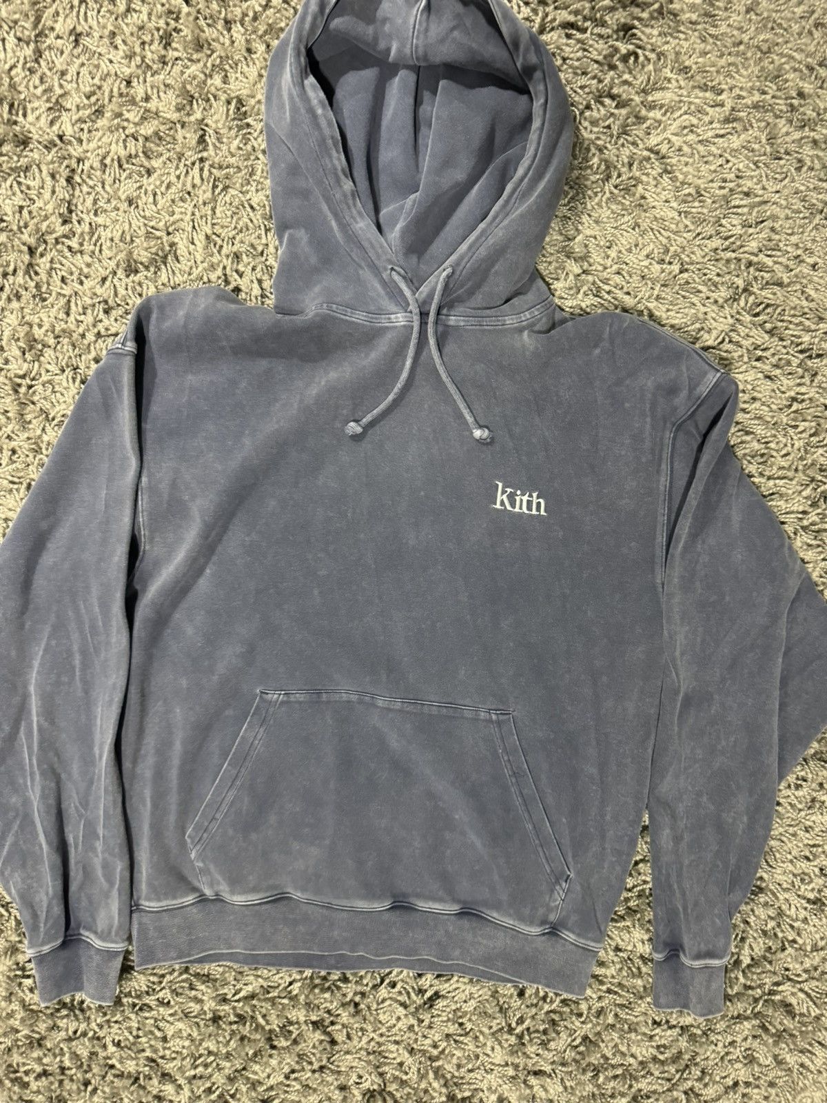 Kith navy blue washed Kith Sweatshirt Size US S / EU 44-46 / 1 - 1 Thumbnail