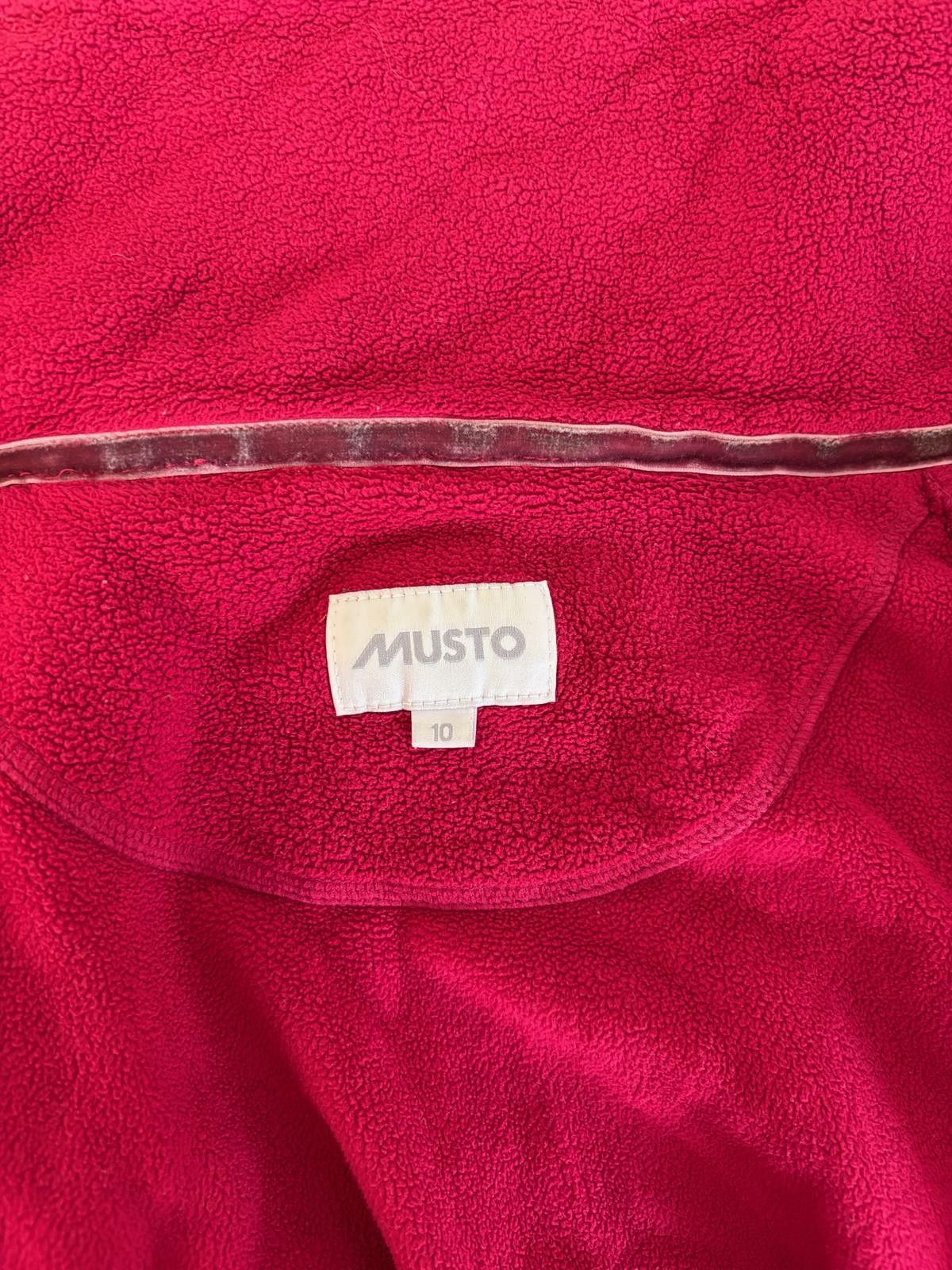 Musto Musto Red Zip Up Fleece Jacket Womens Size 10 Size M / US 6-8 / IT 42-44 - 4 Thumbnail