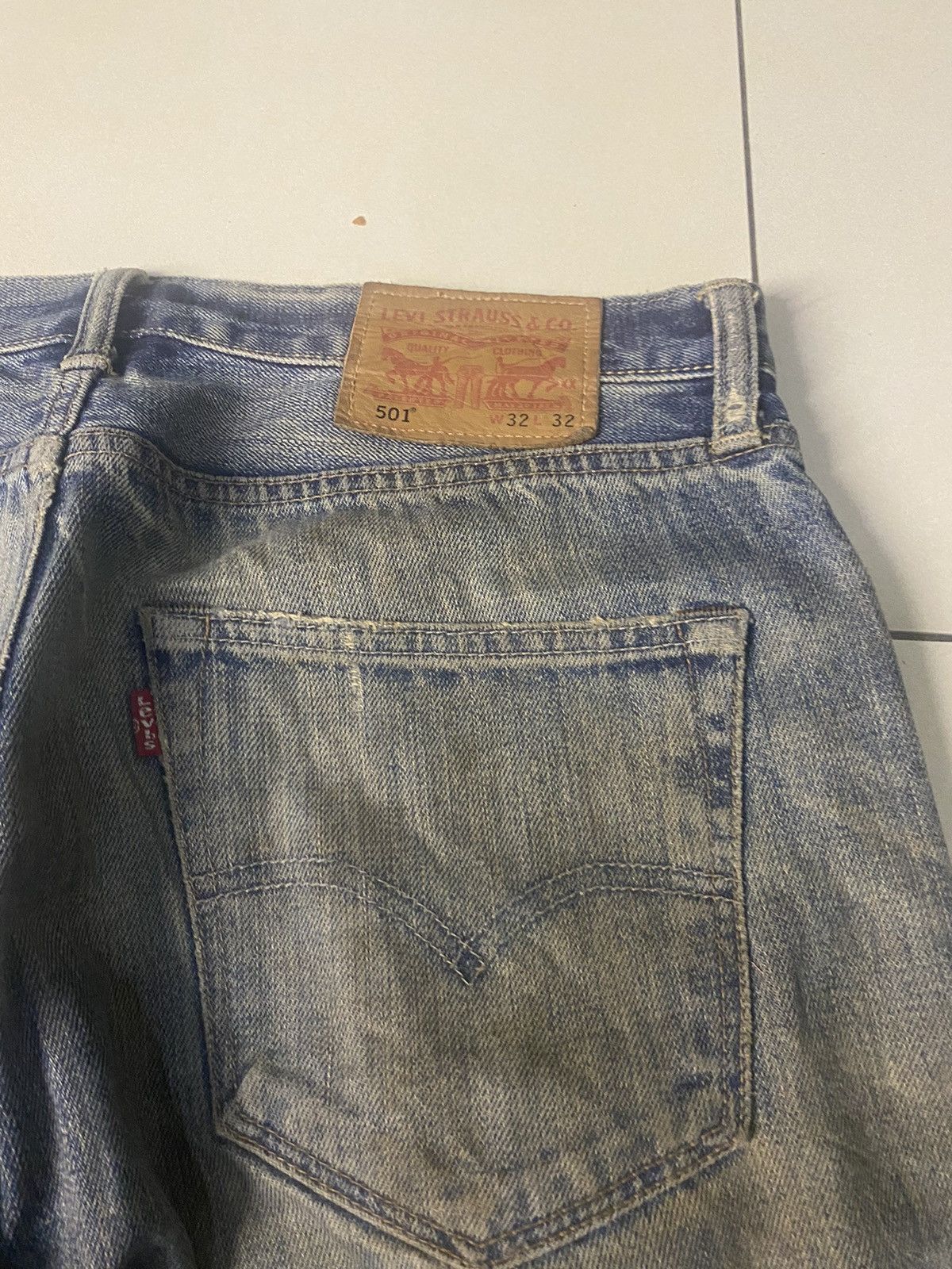 Levi's × Vintage Vintage Levis 501 Rusty Blue Denim Size US 32 / EU 48 - 10 Thumbnail
