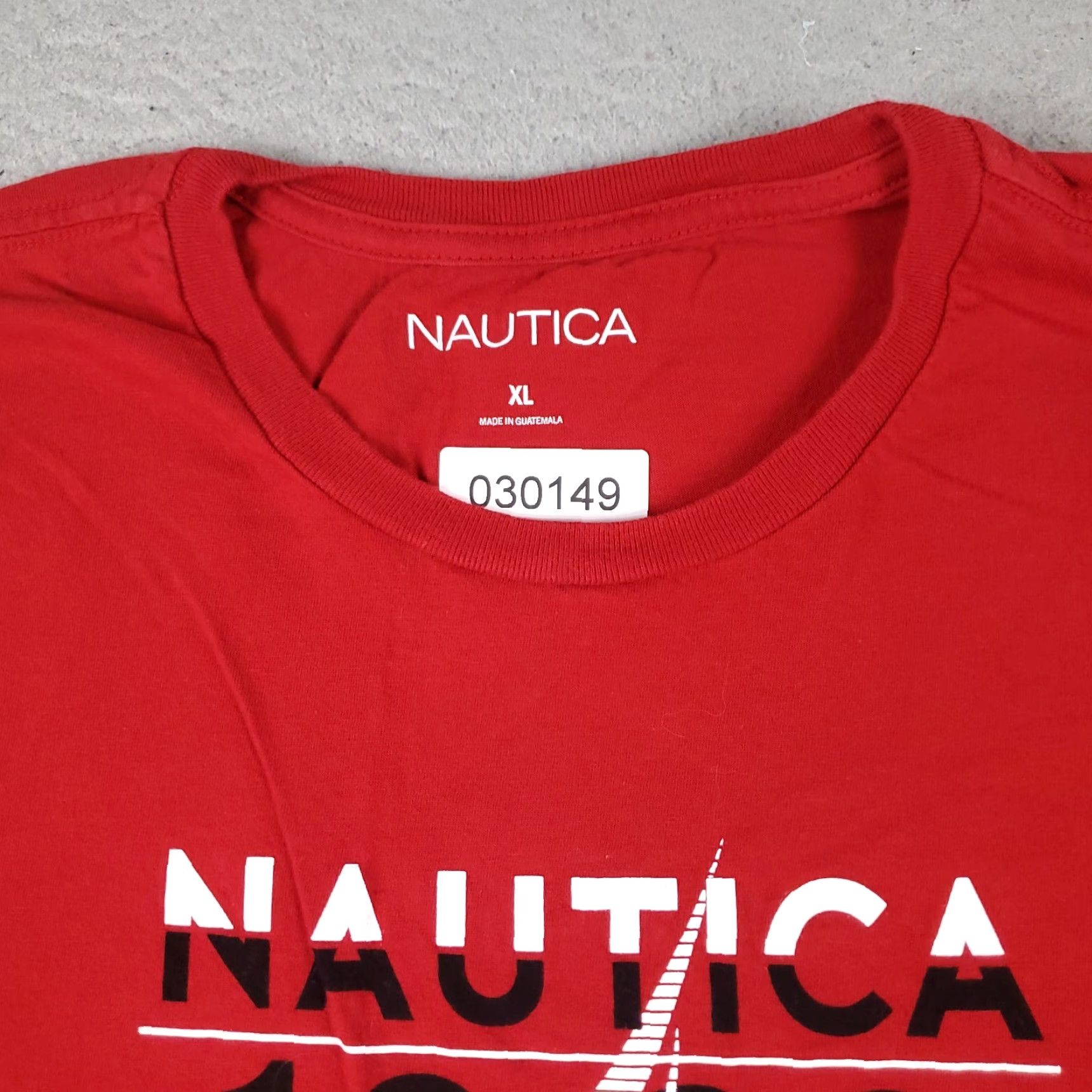 Nautica VINTAGE Nautica Shirt Mens XL Red Crew Neck Short Sleeve Logo T-Shirt Modern American Sports Classic 2020s Mens Size US XL / EU 56 / 4 - 3 Thumbnail