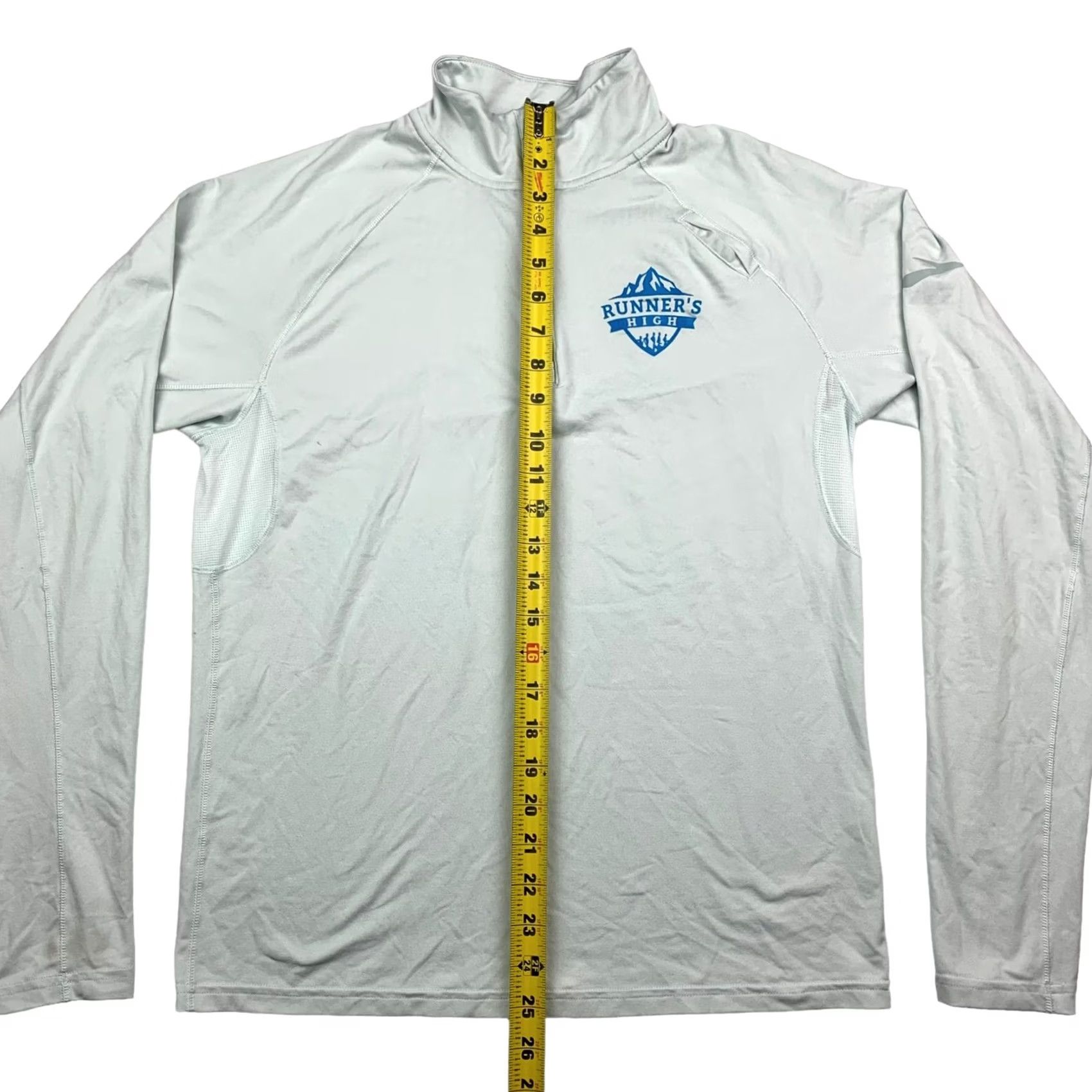 Brooks Brooks Men's Performance 1/4 Zip Pullover Small Light Teal Blue Size US S / EU 44-46 / 1 - 4 Thumbnail