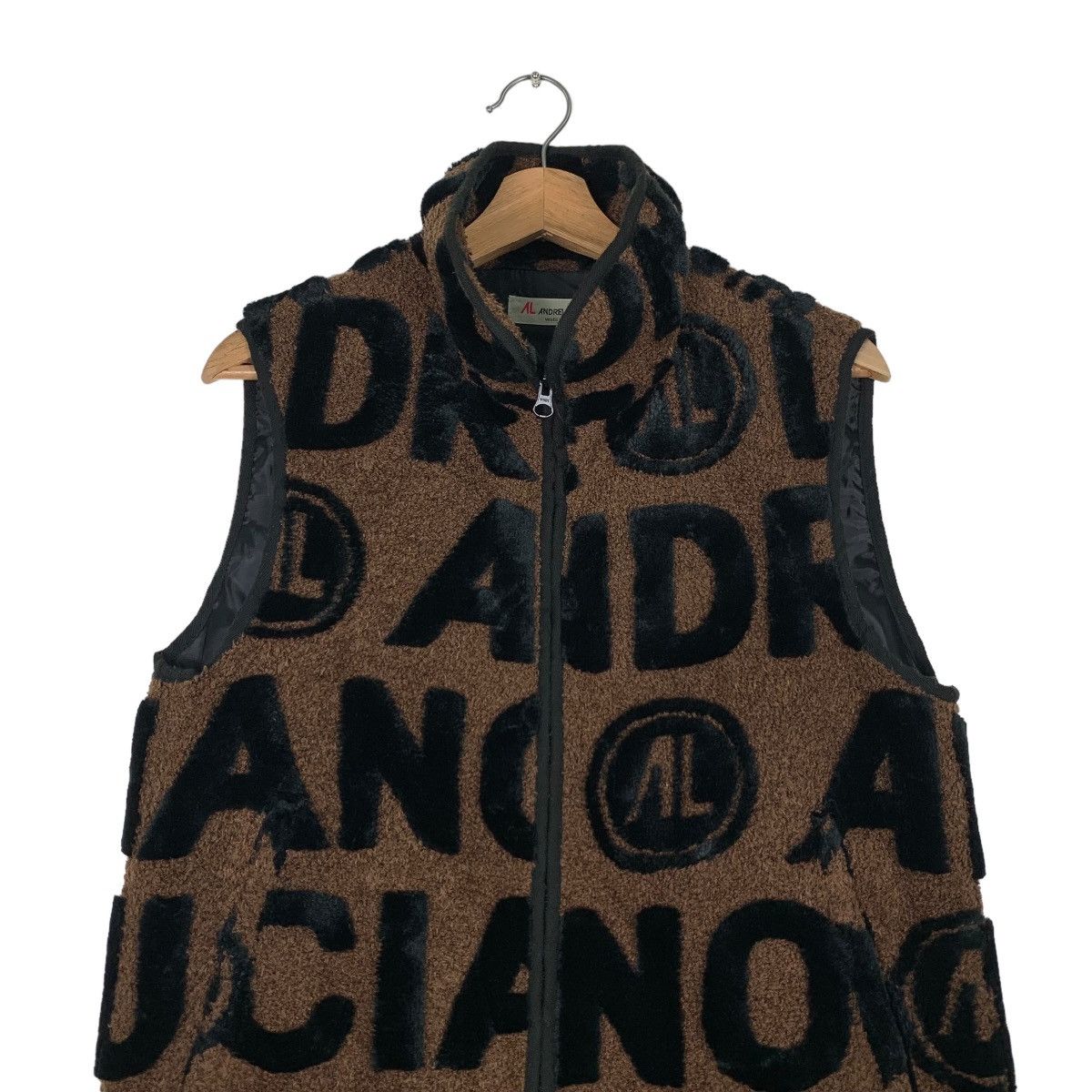 Andreluciano ANDRELUCIANO Big Logo Fleece Vest #0656-C30 Size US M / EU 48-50 / 2 - 2 Thumbnail