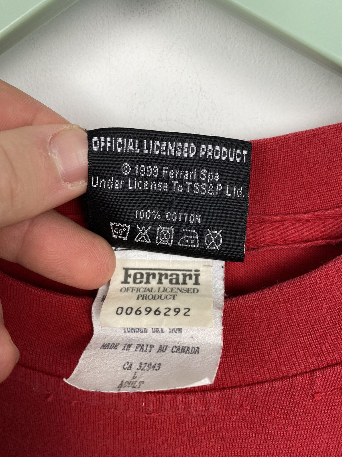 Ferrari Vintage Ferrari F1 1999 T Shirt Tee Marlboro Mercedes BMW Size US L / EU 52-54 / 3 - 7 Thumbnail