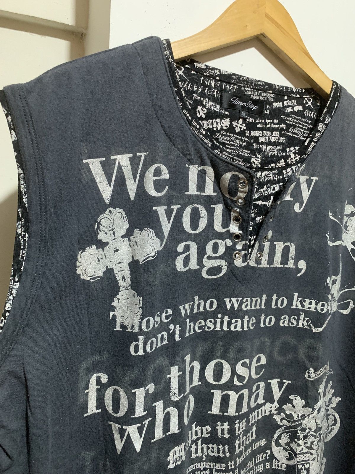 Hysteric Glamour × Mastermind Japan Japanese Time Step Undercover Style Double Layer Tank Top Size US XL / EU 56 / 4 - 10 Thumbnail