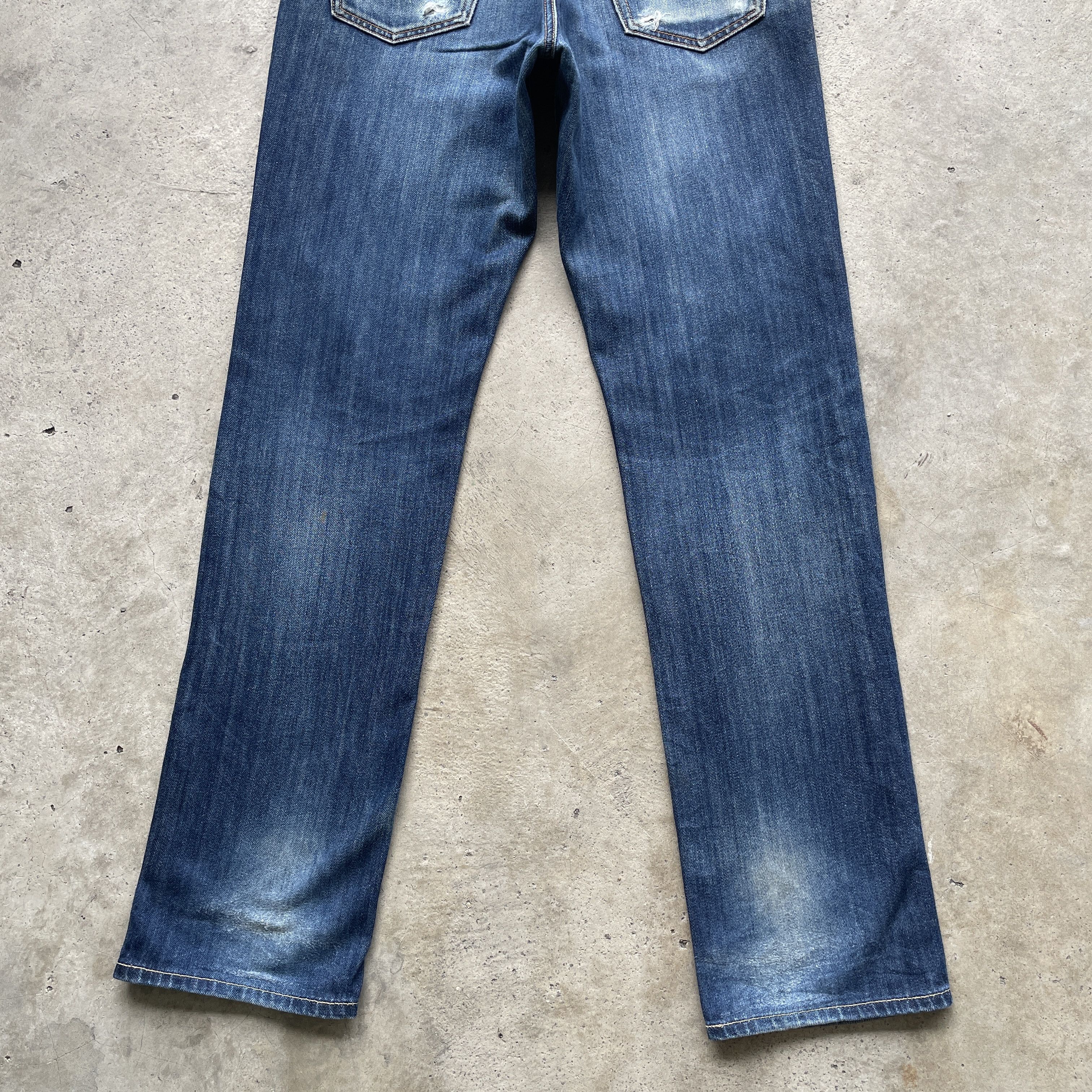 Japanese Brand Vintage Faded Japanese Brand Distressed Jeans Denim Pants Size US 31 - 10 Thumbnail