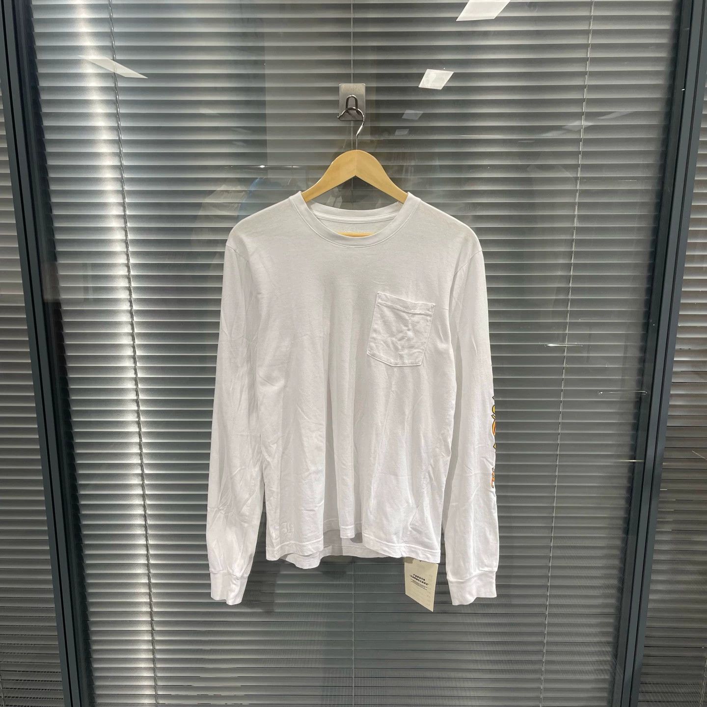 Chrome Hearts Chrome Hearts White Sanskrit Sword Graphic Long Sleeve M Size US M / EU 48-50 / 2 - 2 Thumbnail