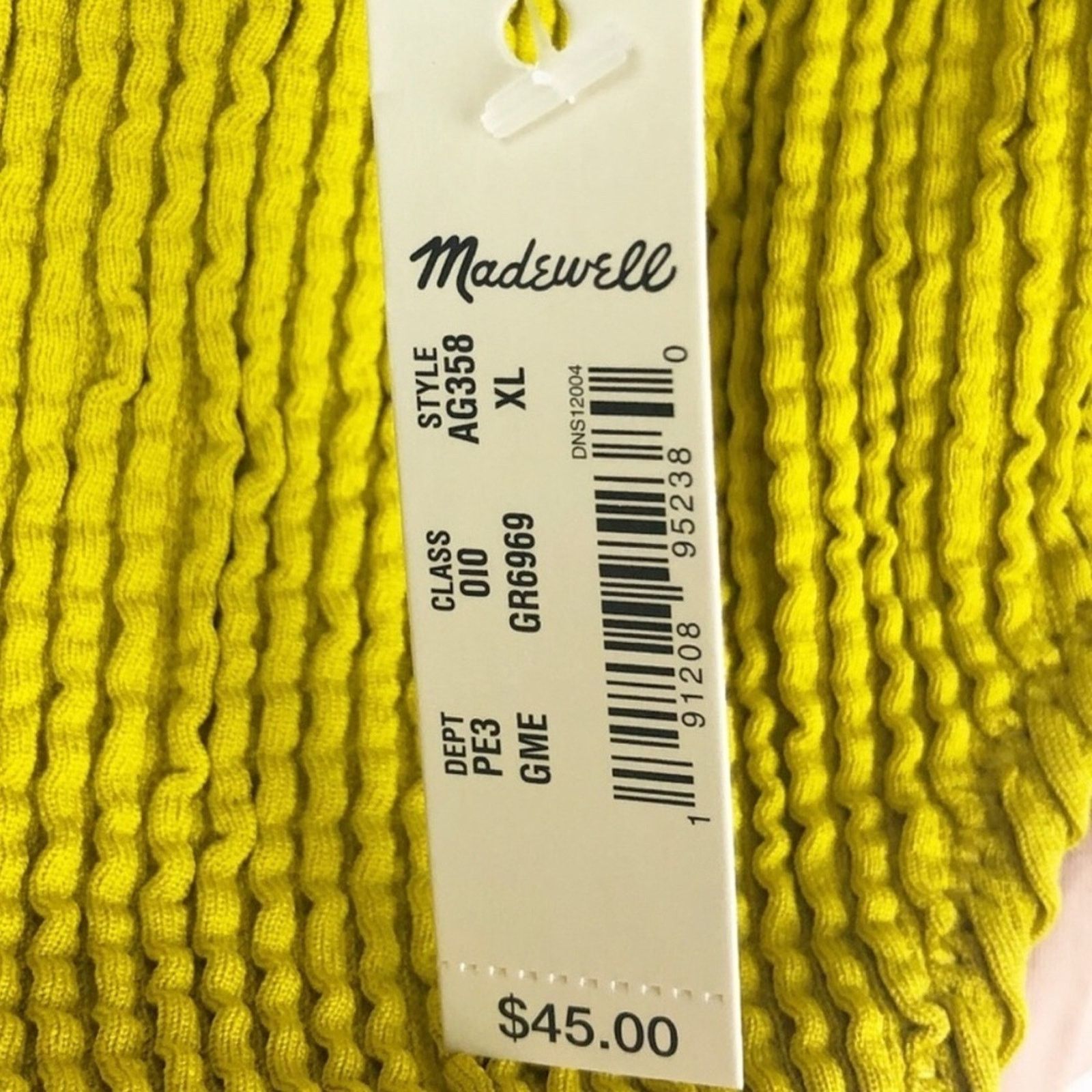 Madewell New with tag Madewell Women's 2nd Wave Ribbed Bikini Bottoms Size ONE SIZE - 14 Thumbnail