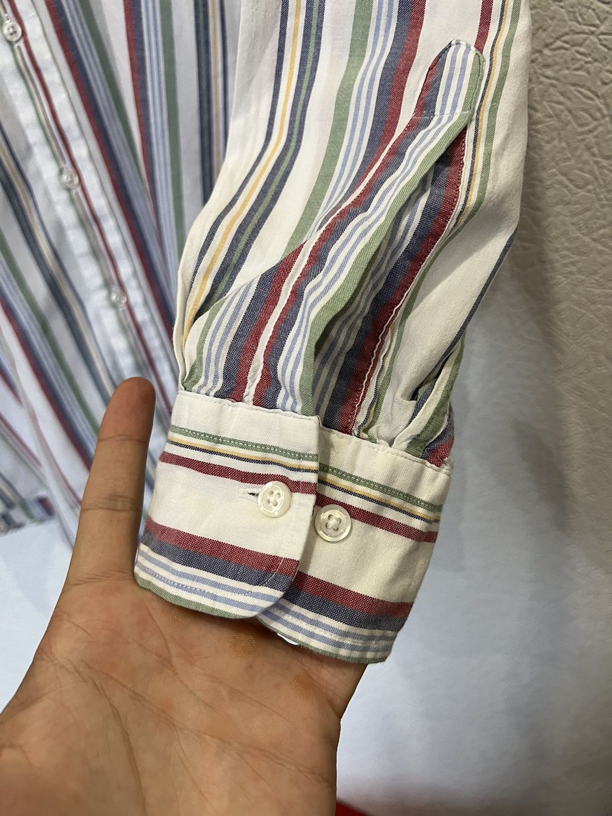 Chaps Ralph Lauren Vintage Chaps Ralph Lauren Shirt Striped Size US M / EU 48-50 / 2 - 5 Thumbnail