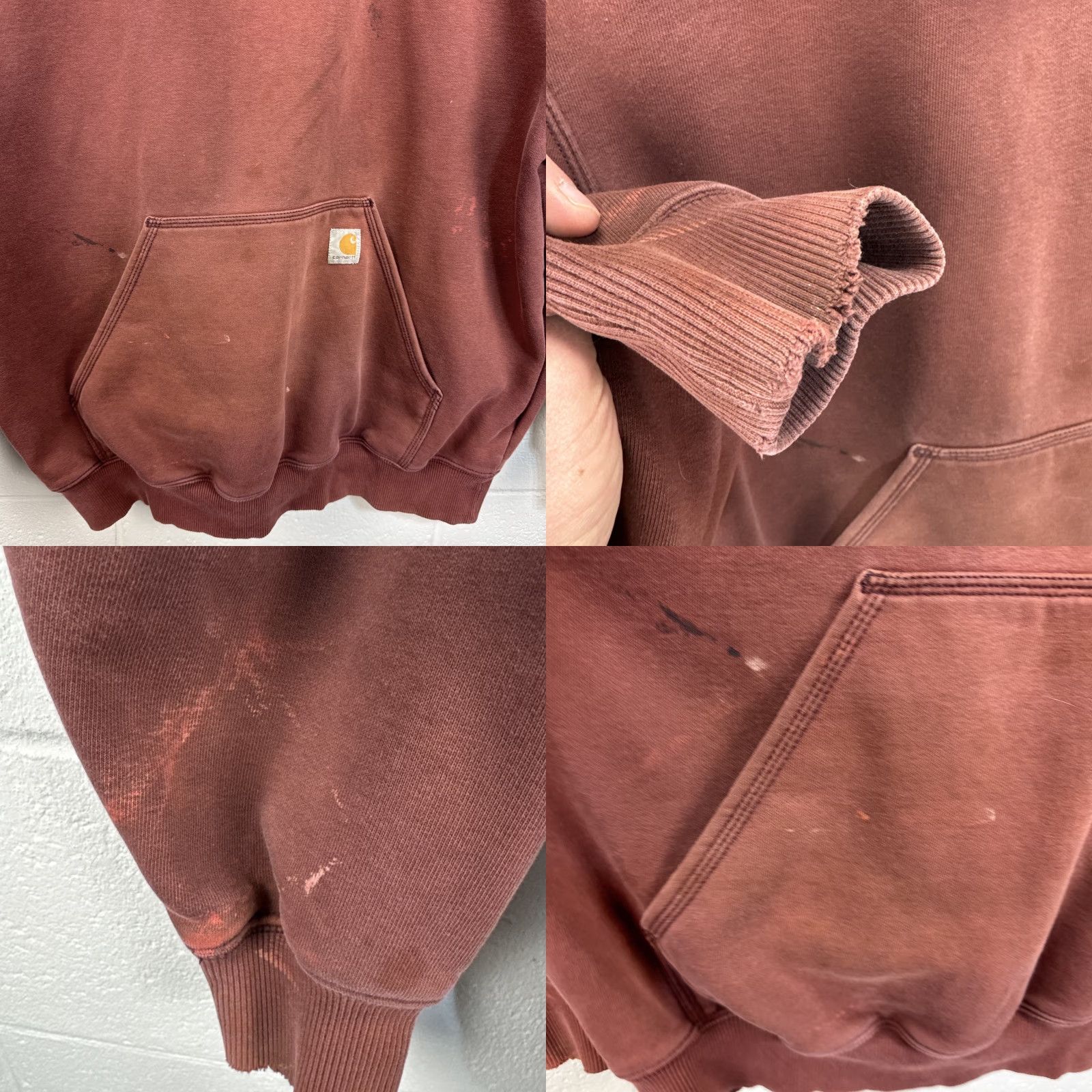 Carhartt Carhartt Sweatshirt Paxton XL Brown Rain Defender Original Fit Hoodie Workwear Size US XL / EU 56 / 4 - 8 Thumbnail