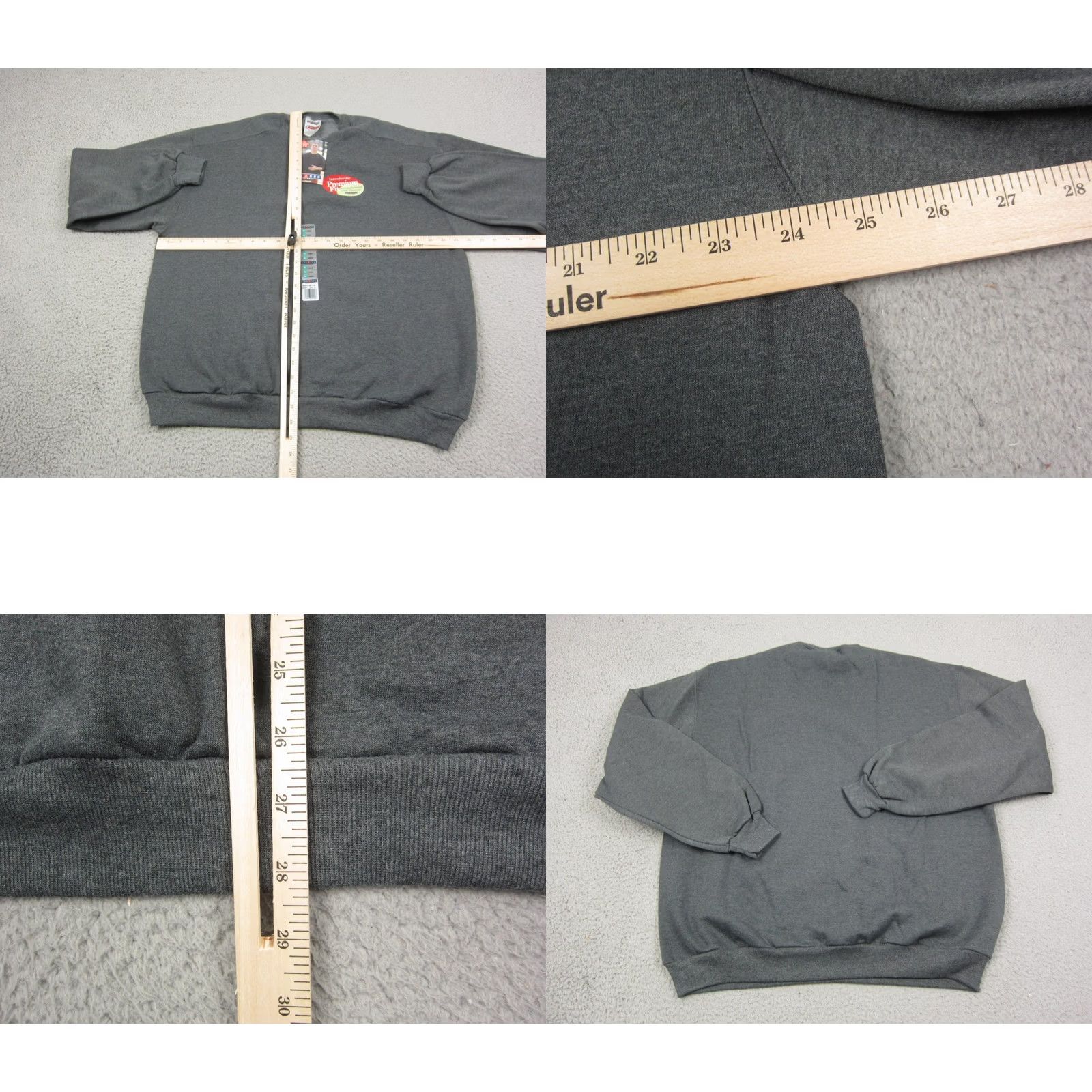 Jerzees VINTAGE Jerzees Sweatshirt Mens XL Gray Crewneck Premium Fit Sweatshirt Size US XL / EU 56 / 4 - 8 Thumbnail