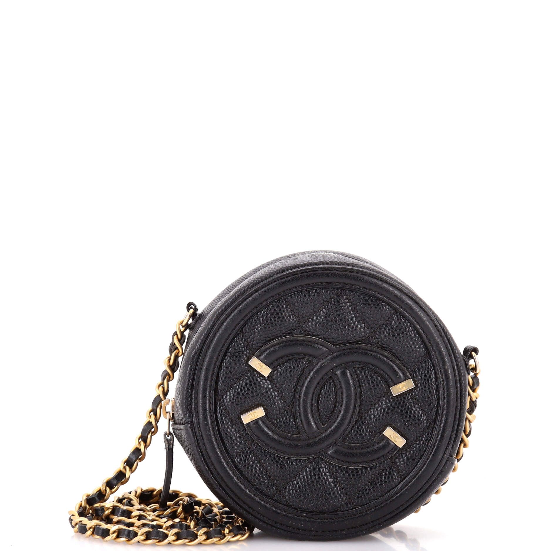 Chanel Filigree Round Clutch with Chain Size ONE SIZE - 1 Thumbnail